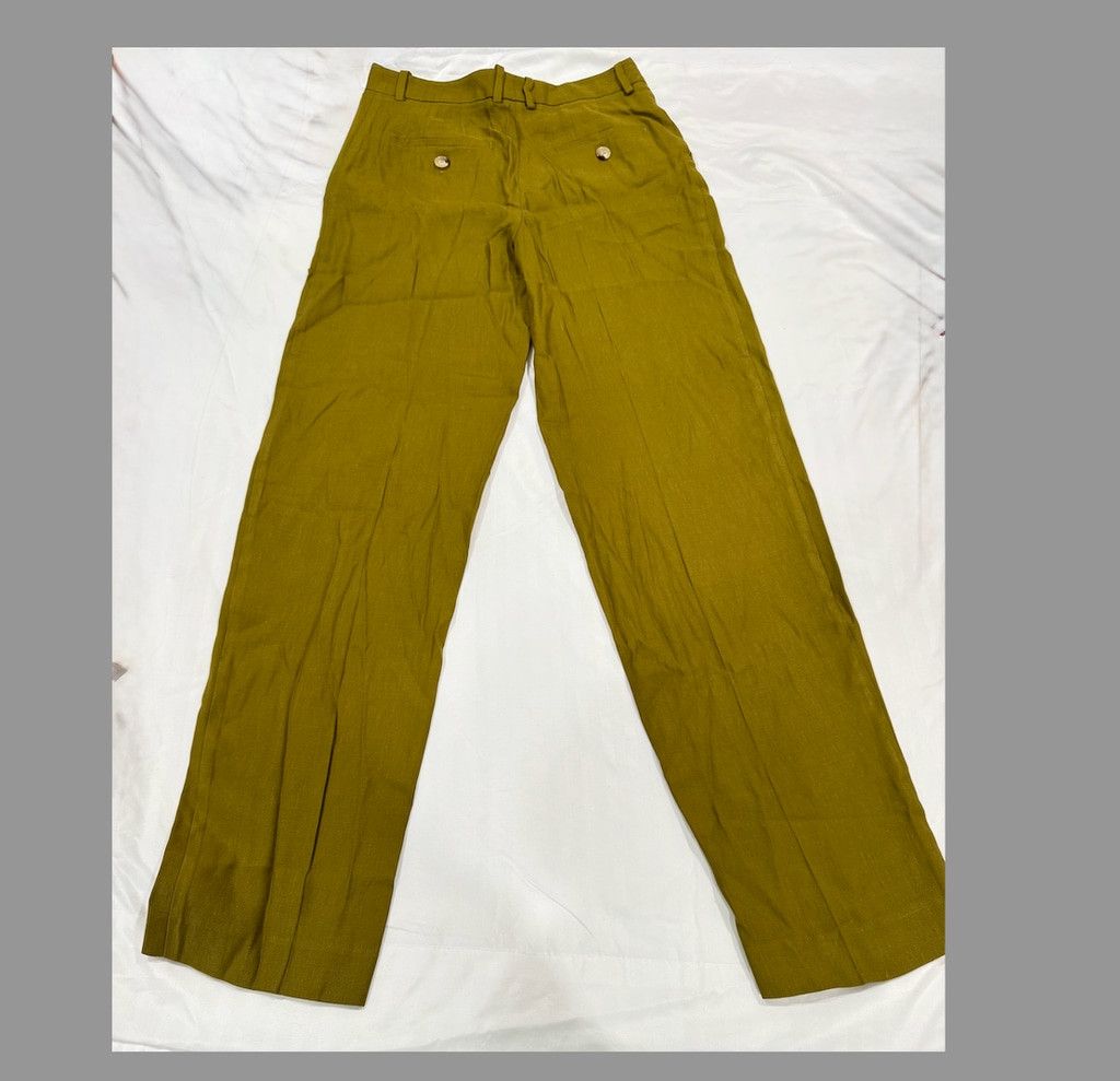 Zara Zara Linen blend double breasted cropped blazer and Pants S Size S / US 4 / IT 40 - 10 Thumbnail