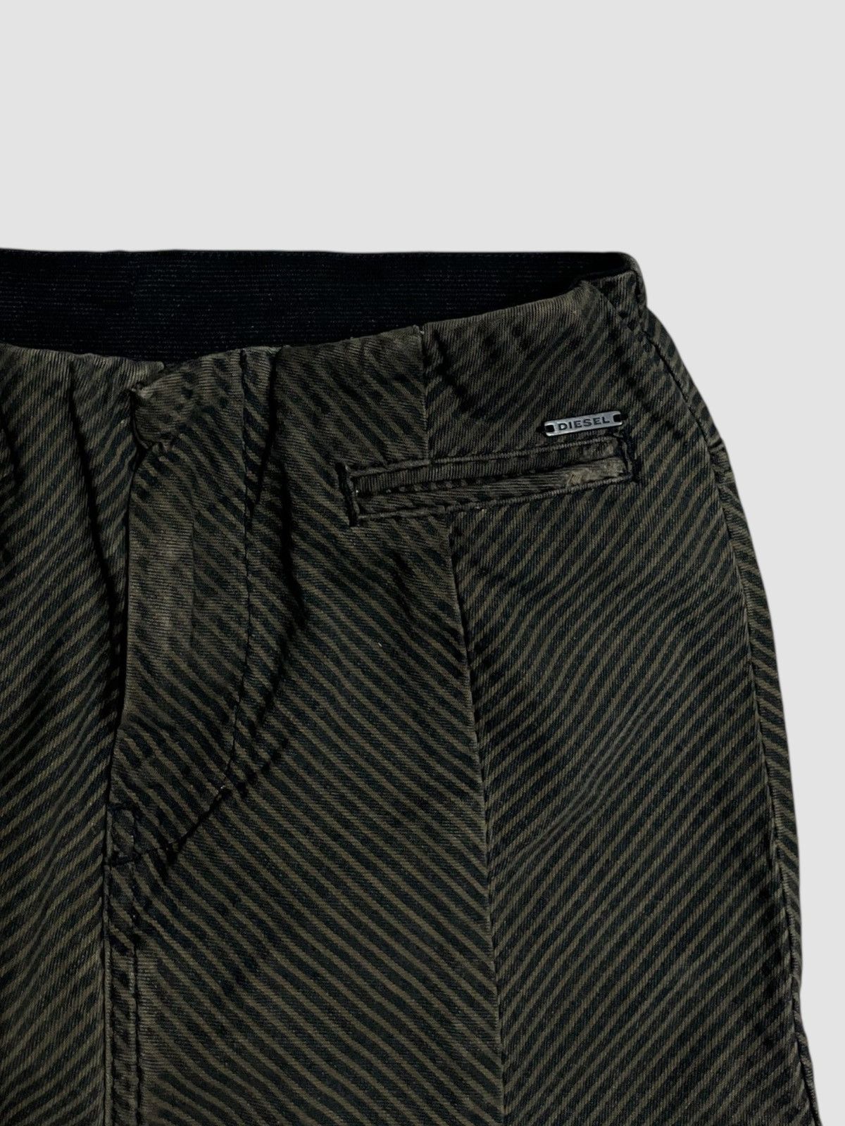 Diesel Diesel Diagonal Stripe Short Skirt Size 24 Size 24" / US 00 / IT 34 - 4 Thumbnail