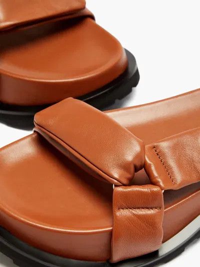 Jil Sander o1y1025 Sandals in Camel Size US 9 / IT 39 - 4 Thumbnail