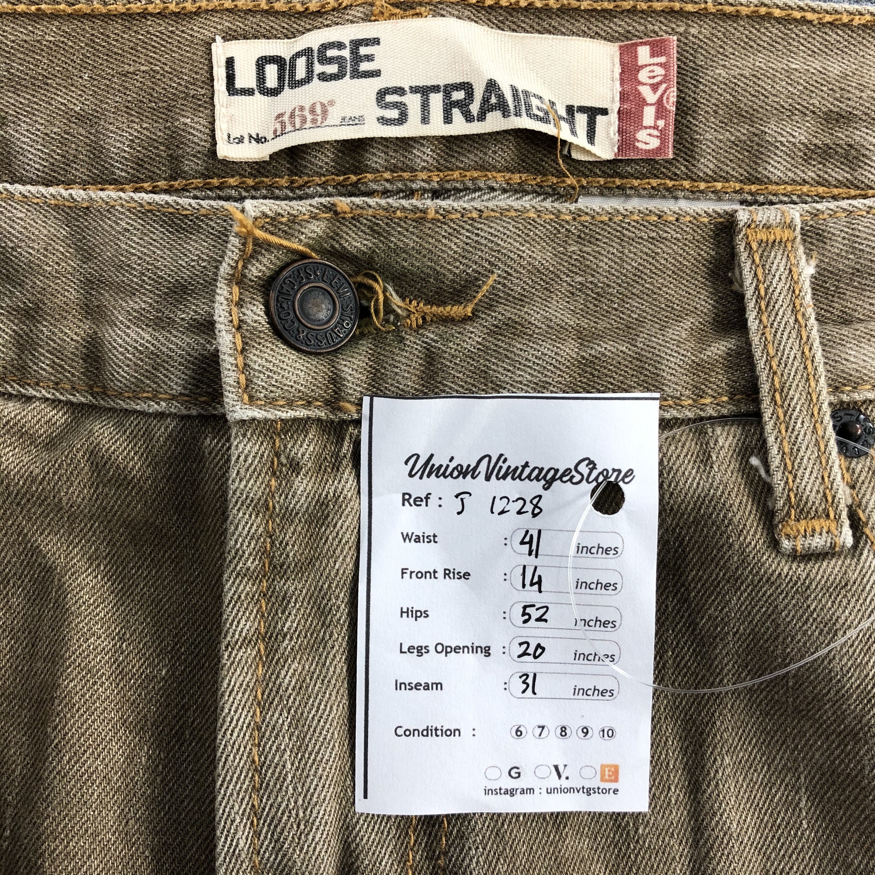 Levi's Vintage Earth Tone Levis 569 Jeans-J1228 Size US 40 / EU 56 - 12 Thumbnail