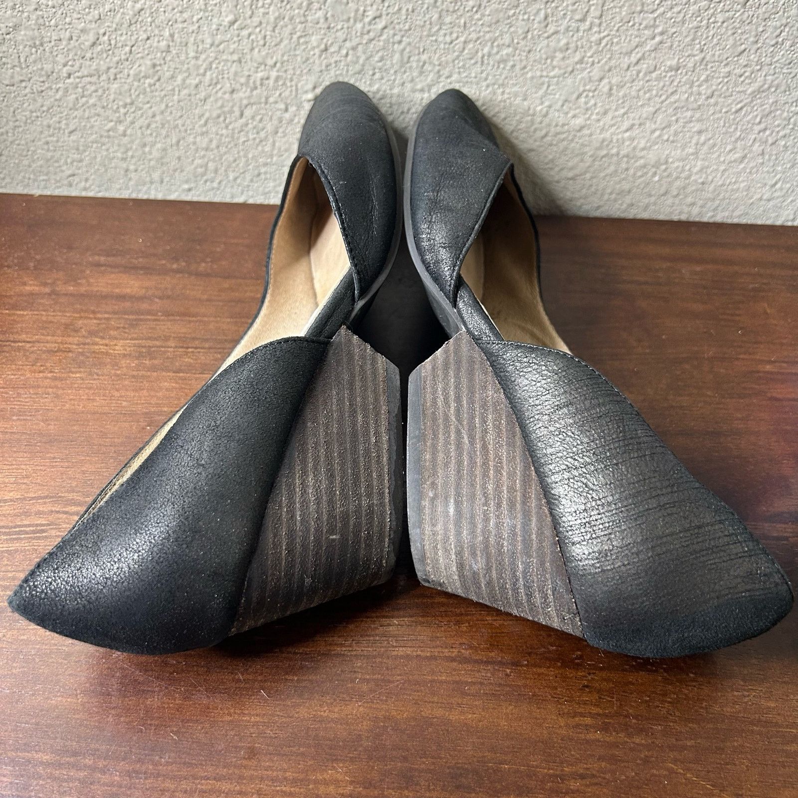 Eileen Fisher Eileen Fisher Shoes Heels Pumps Lily Black Suede Size 8 Size US 8 / IT 38 - 7 Thumbnail