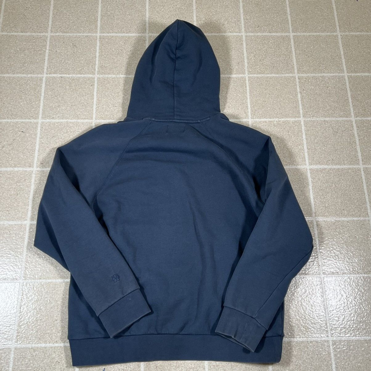 Club Monaco Club Monaco Washed Blue Pullover Hoodie Zipper Pocket Sz L Size US L / EU 52-54 / 3 - 4 Thumbnail