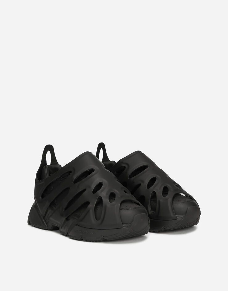 Dolce & Gabbana o1y0125 Logo Low-Top Sneakers in Black Size US 6 / EU 39 - 2 Thumbnail