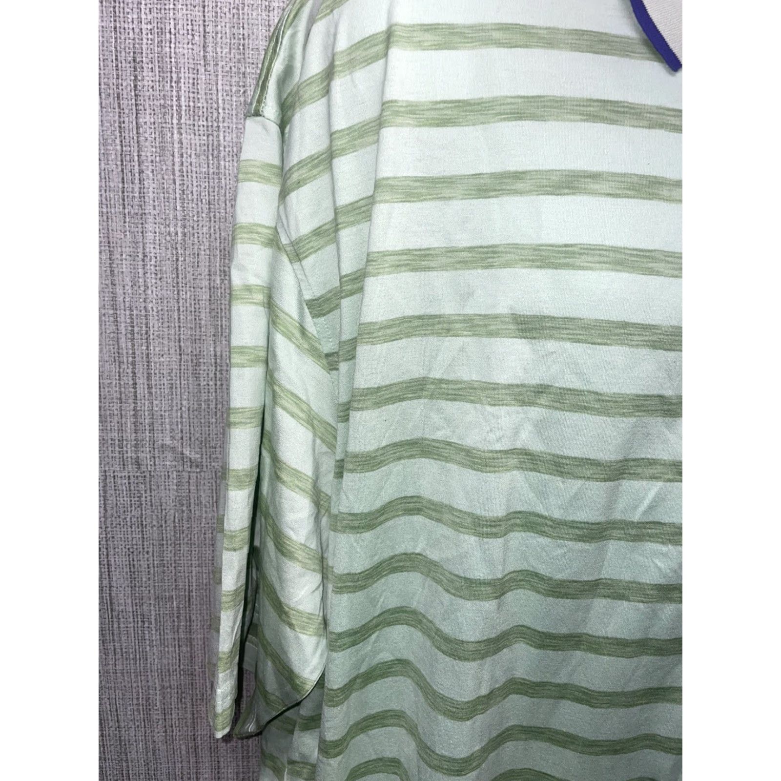 Vintage Sun City CC Collection Golf Polo Mens 2XL Light Green Striped Size US XXL / EU 58 / 5 - 5 Thumbnail