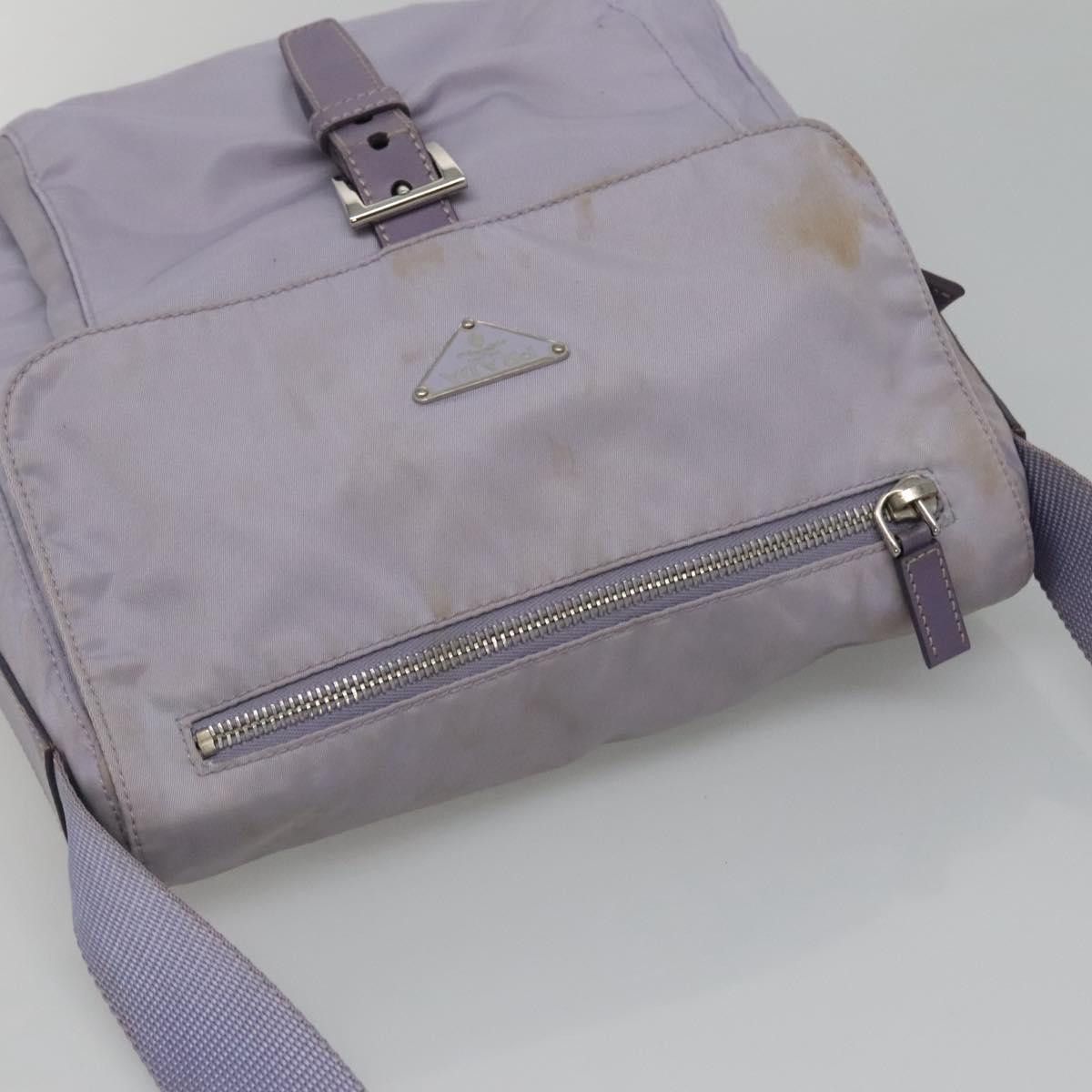 Prada PRADA Shoulder Bag Nylon Purple Silver Size ONE SIZE - 6 Thumbnail