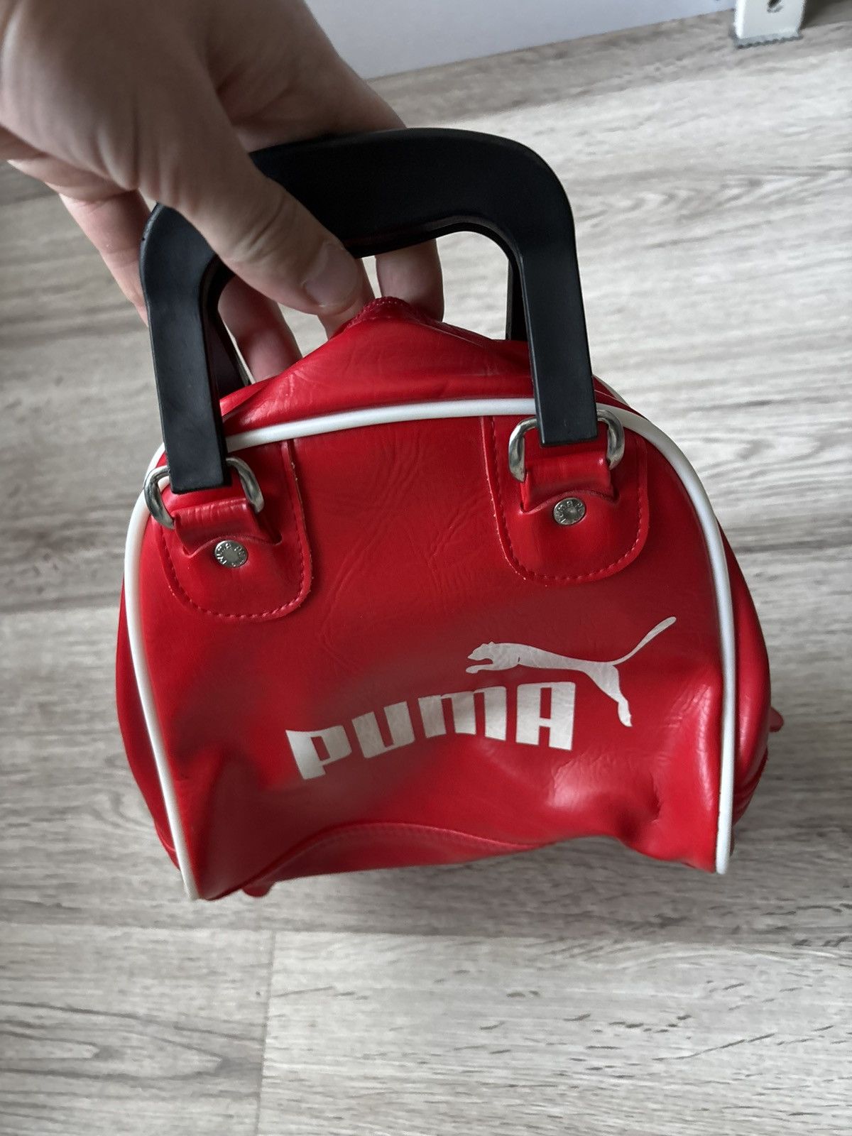Puma Puma Retro Bowling Style Mini Womens Bag Red Handbag y2k Size ONE SIZE - 16 Thumbnail