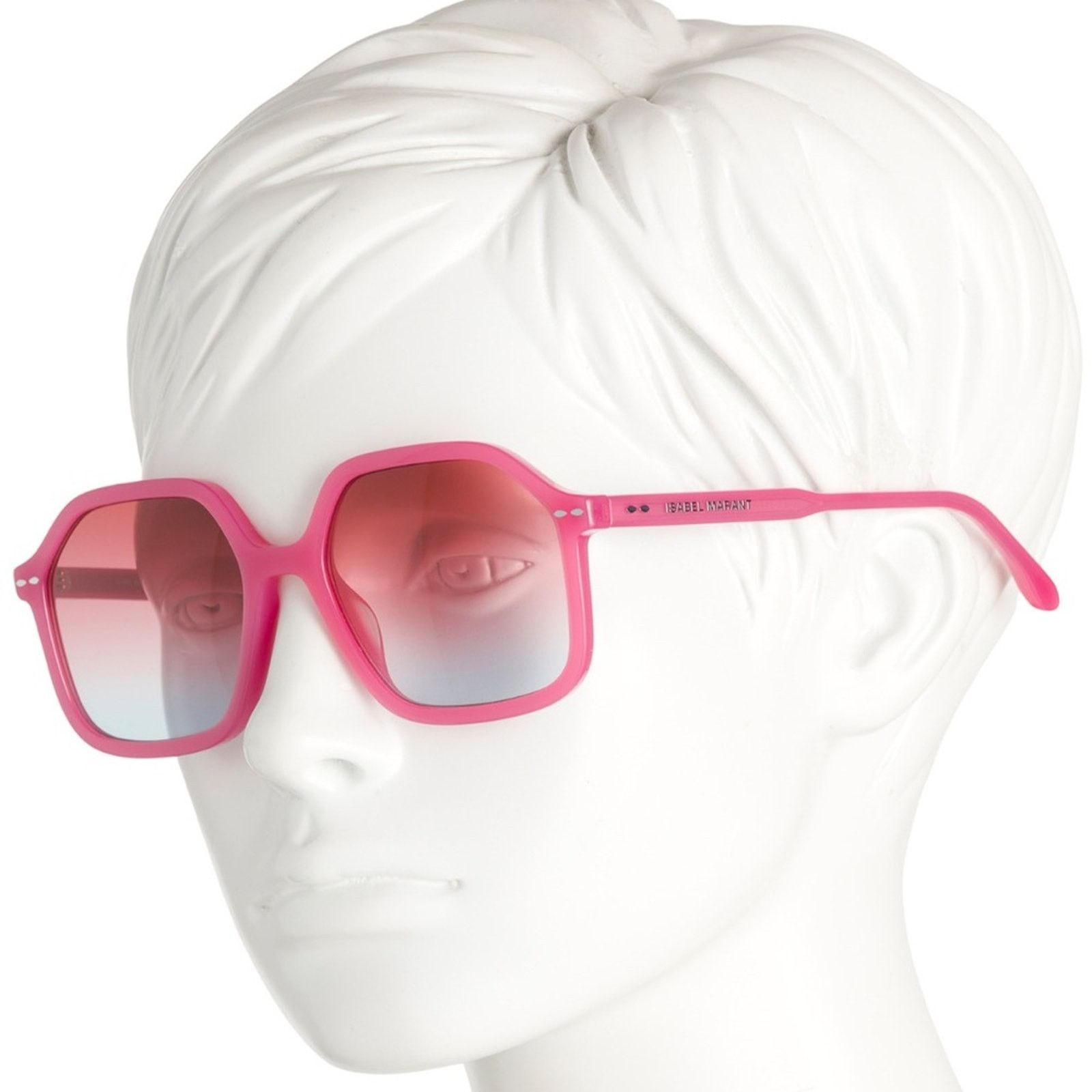 Isabel Marant Isabel Marant Hot Pink Barbie Square L 55mm Sunglasses Boho Size ONE SIZE - 1 Thumbnail