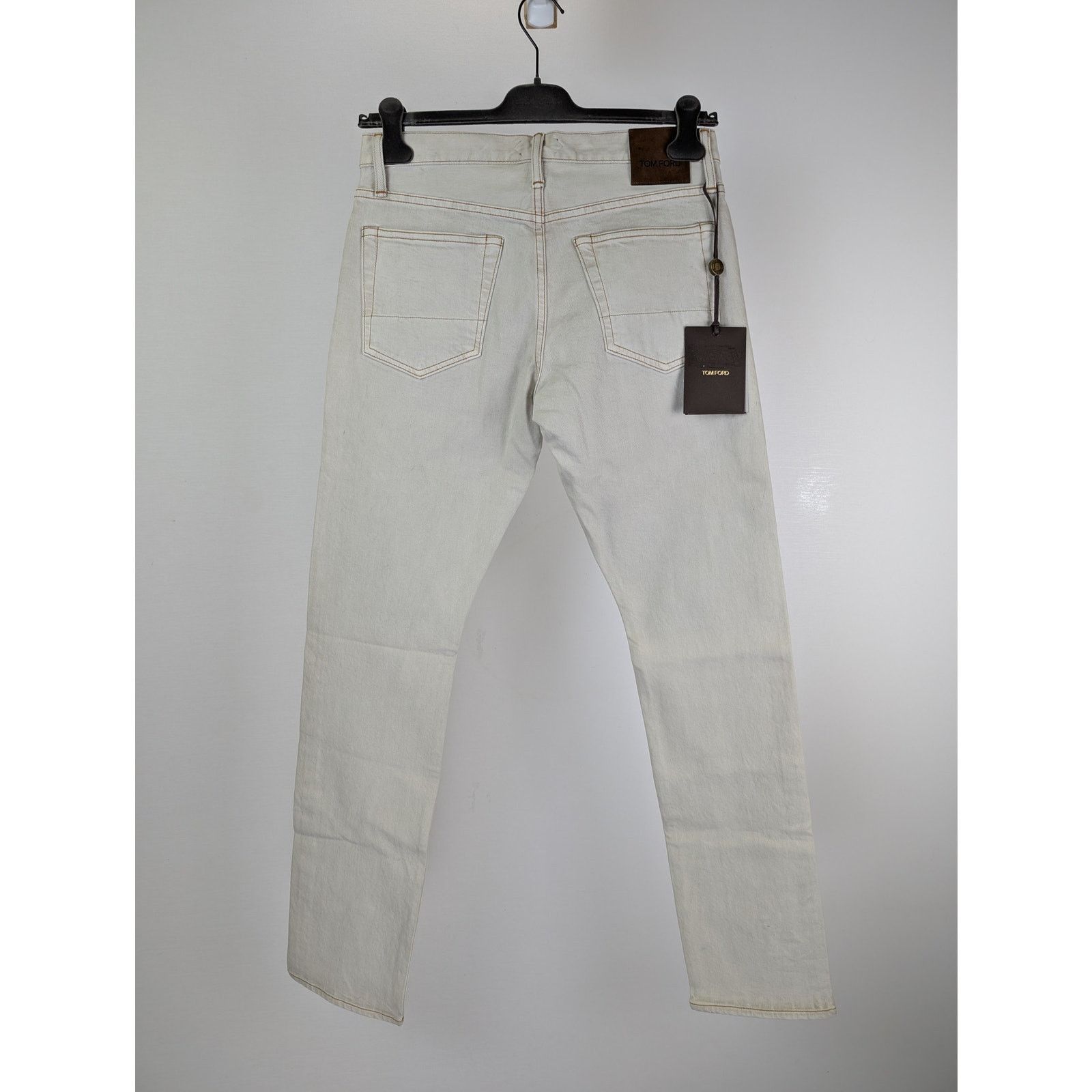 Tom Ford o1rshd1 Slim Denim Jeans in White Size US 32 / EU 48 - 16 Thumbnail