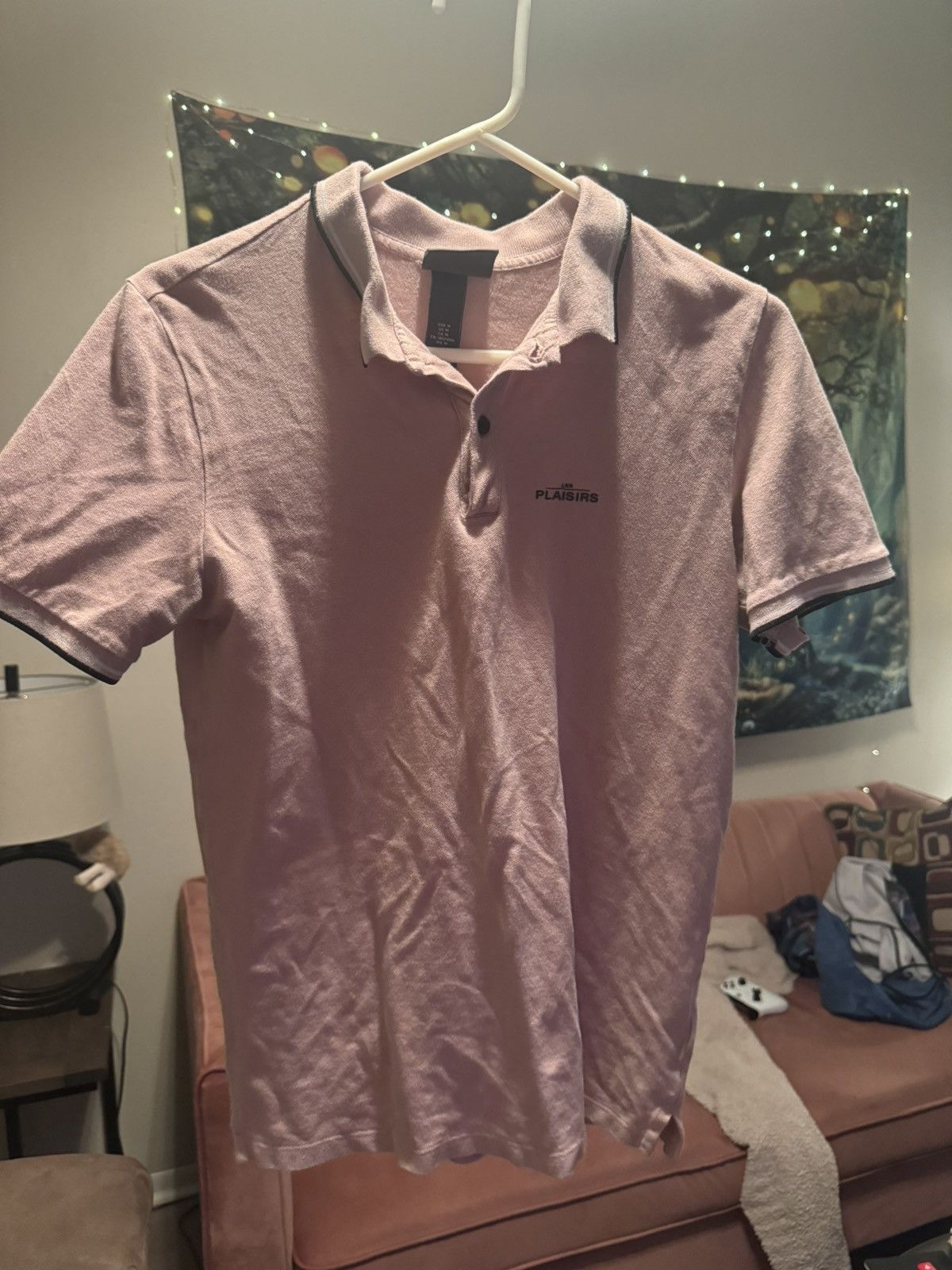 H&M PINK POLO Size US M / EU 48-50 / 2 - 2 Thumbnail