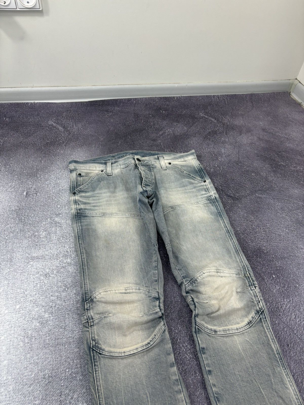G-Star Vintage G-Star Raw 3D Slim Faded Avant Garde Denim Jeans Size US 33 - 4 Thumbnail