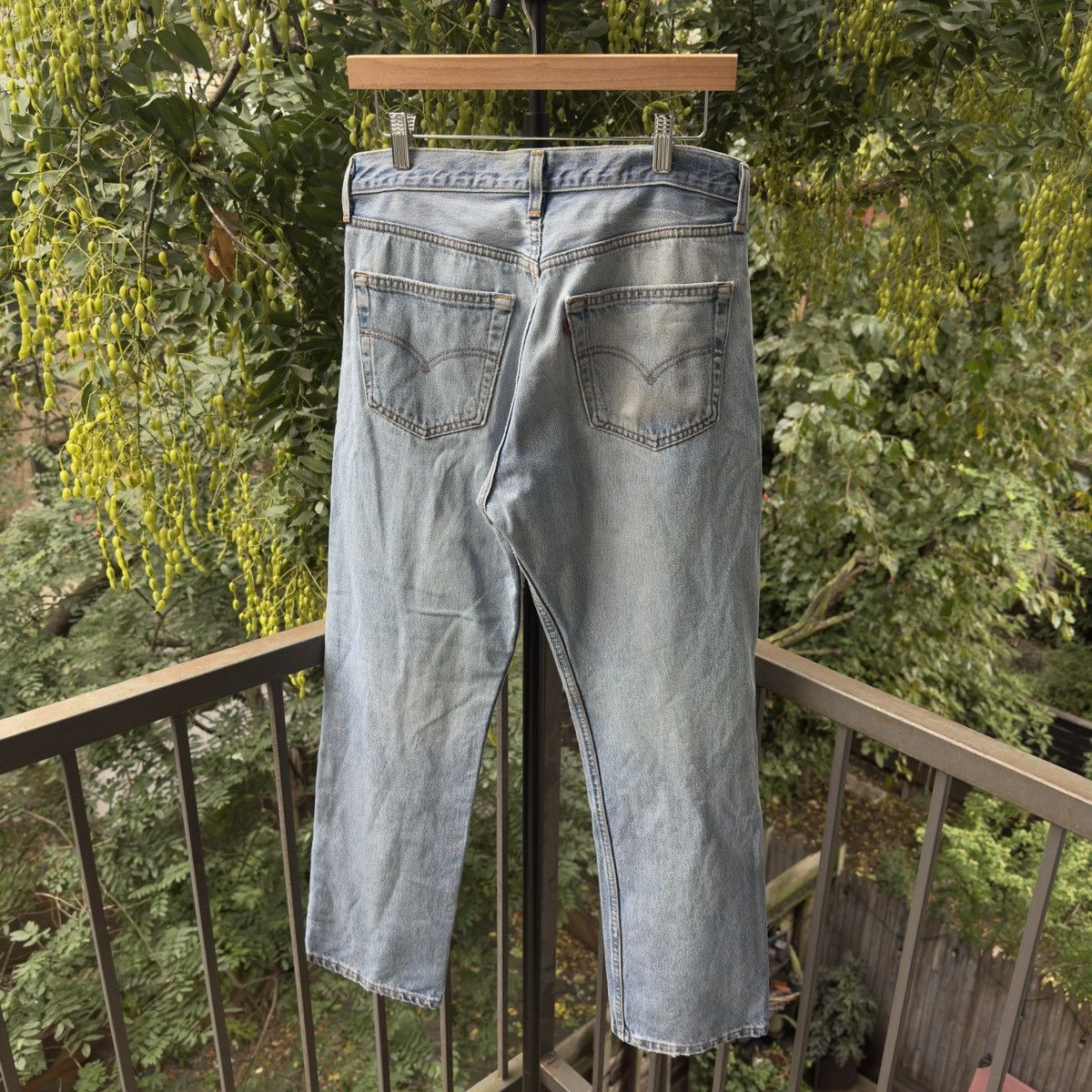 Levi's 90s Levi's 501 Faded Jeans ERD Grunge Chrome Distressed Size US 31 - 2 Thumbnail