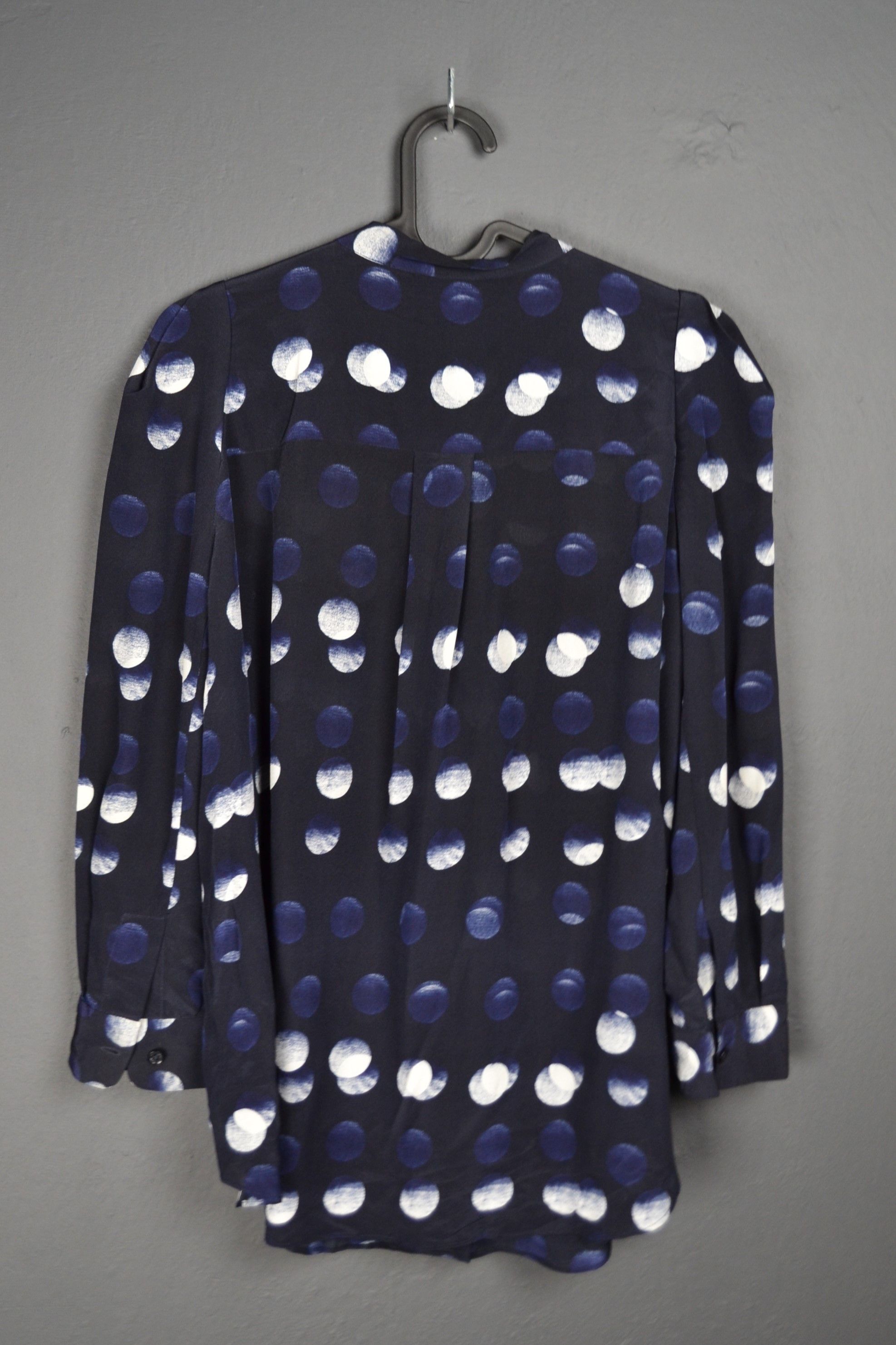 Zadig & Voltaire Zadig & Voltaire Touch Polka-Dot-Printed Silk Tunic L Size L / US 10 / IT 46 - 2 Thumbnail