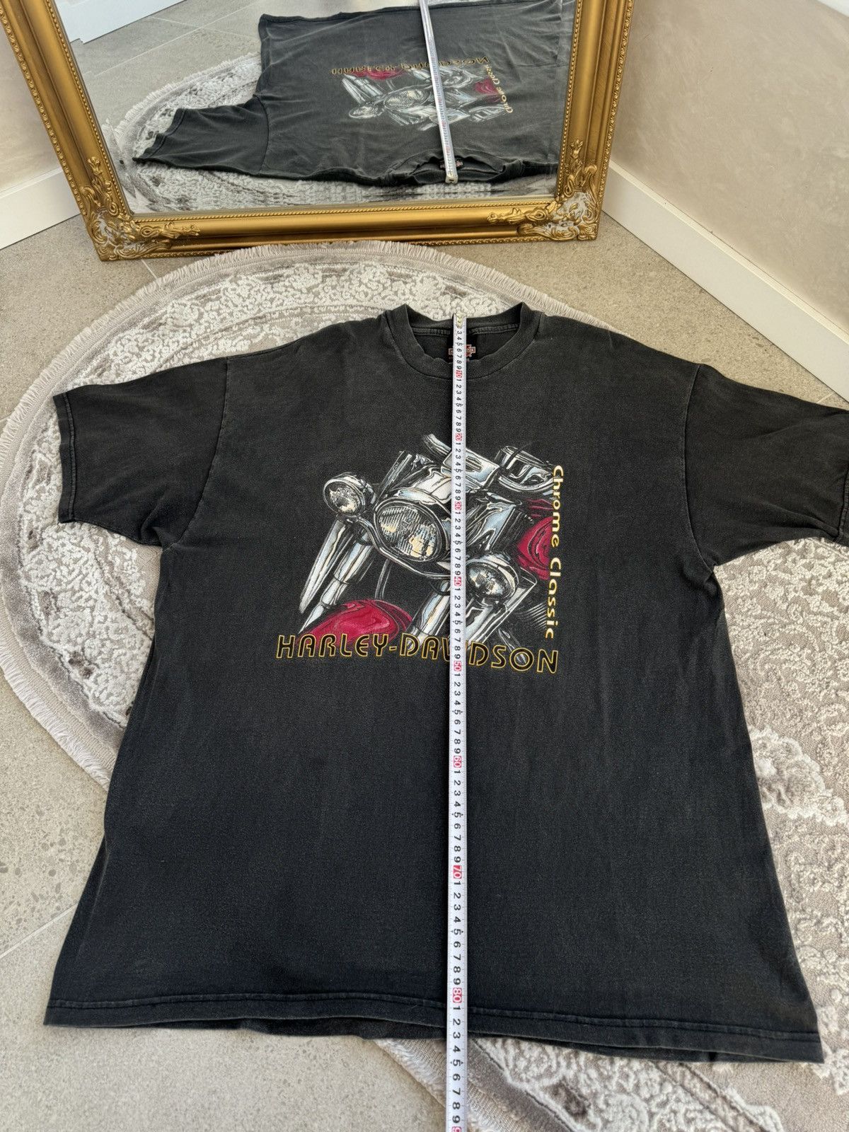 Harley Davidson 1990’s HARLEY DAVIDSON Biker T Shirt Made In USA🇺🇸 Size US XXL / EU 58 / 5 - 6 Thumbnail