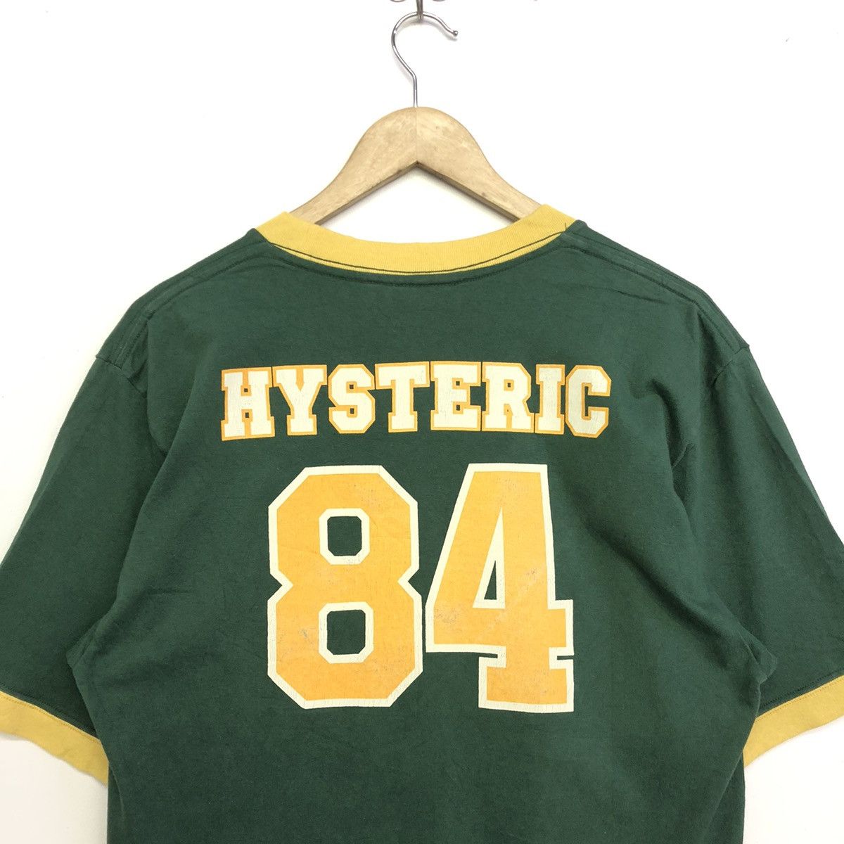 Hysteric Glamour × Japanese Brand × Vintage Vintage Hysteric Glamour University Ringer Sleeve Tshirt Size US L / EU 52-54 / 3 - 8 Thumbnail