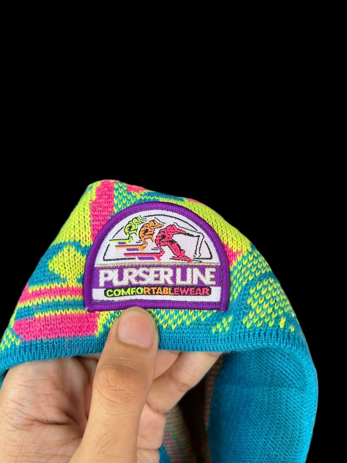 Japanese Brand × Kapital × Vintage Vintage Made in Japan Purser Line Beanie Hats Size ONE SIZE - 5 Thumbnail