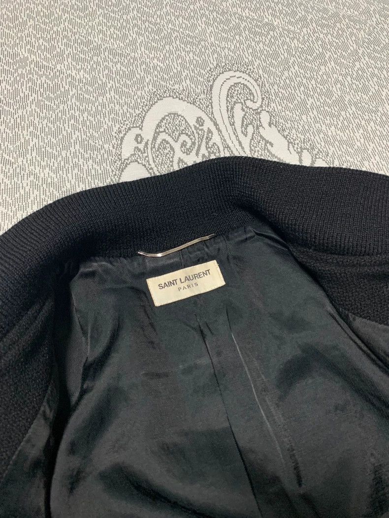 Saint Laurent Paris Saint Laurent Paris Wool baseball jersey-2506 Size US S / EU 44-46 / 1 - 4 Thumbnail