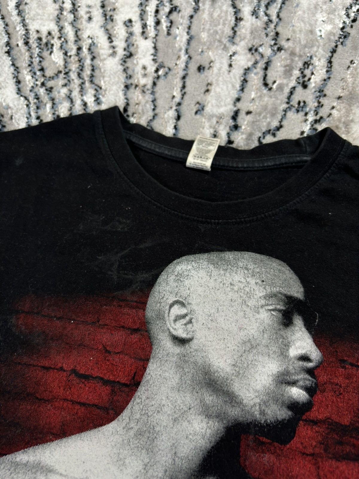 Vintage 2 pac rare vintage T-shirt 90s y2k distressed stained rare Size US L / EU 52-54 / 3 - 2 Thumbnail