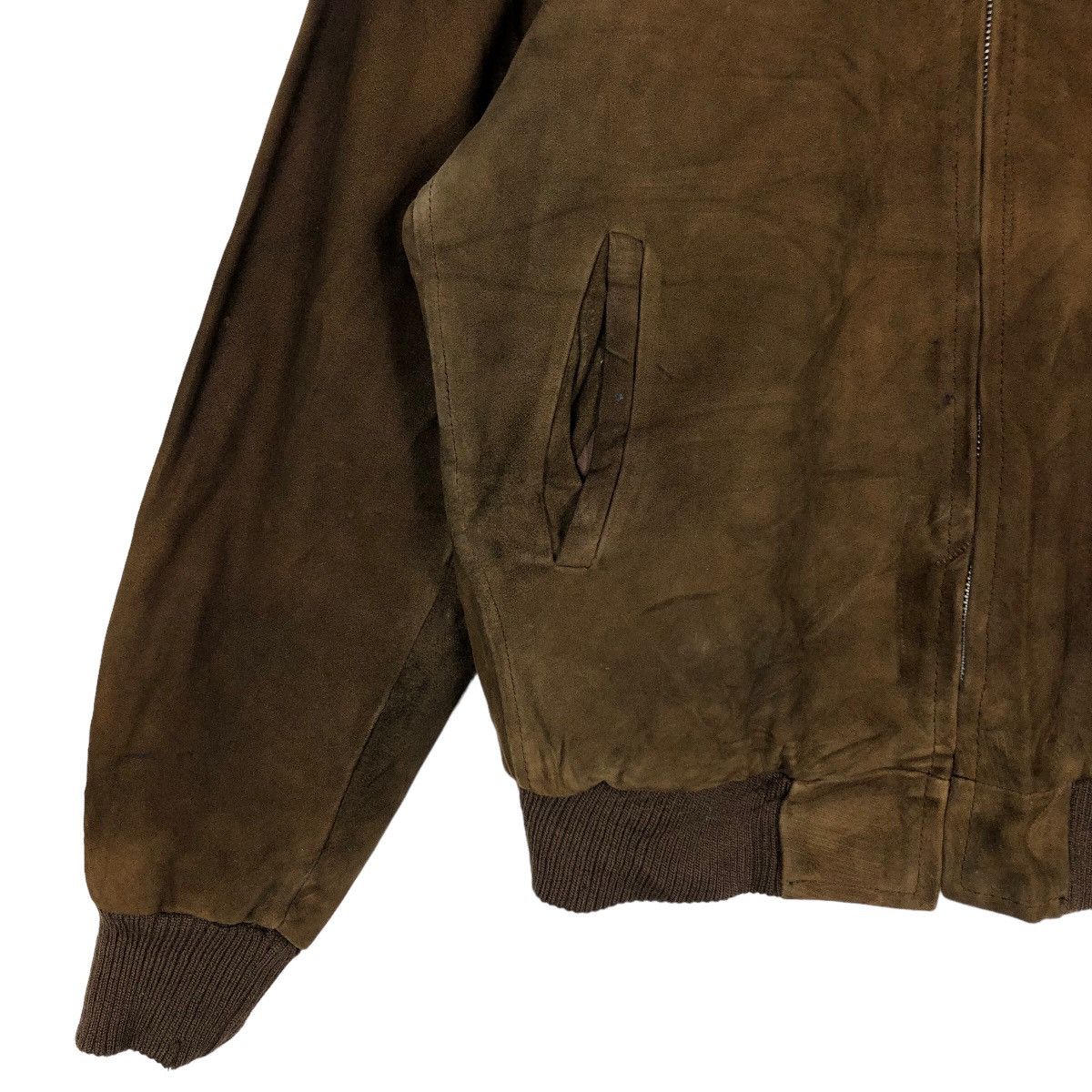 Japanese Brand 🔥90’s Vintage Genuine Leather Bomber Jacket Partina Japan Size US M / EU 48-50 / 2 - 3 Thumbnail
