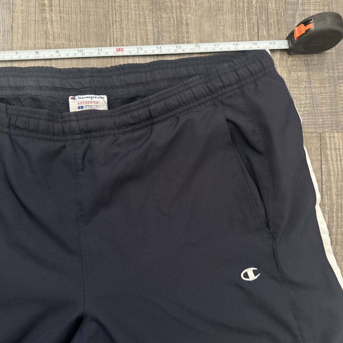 Champion CHAMPION • VNTG "Navy/White" Joggers (L) Size US 34 / EU 50 - 4 Thumbnail