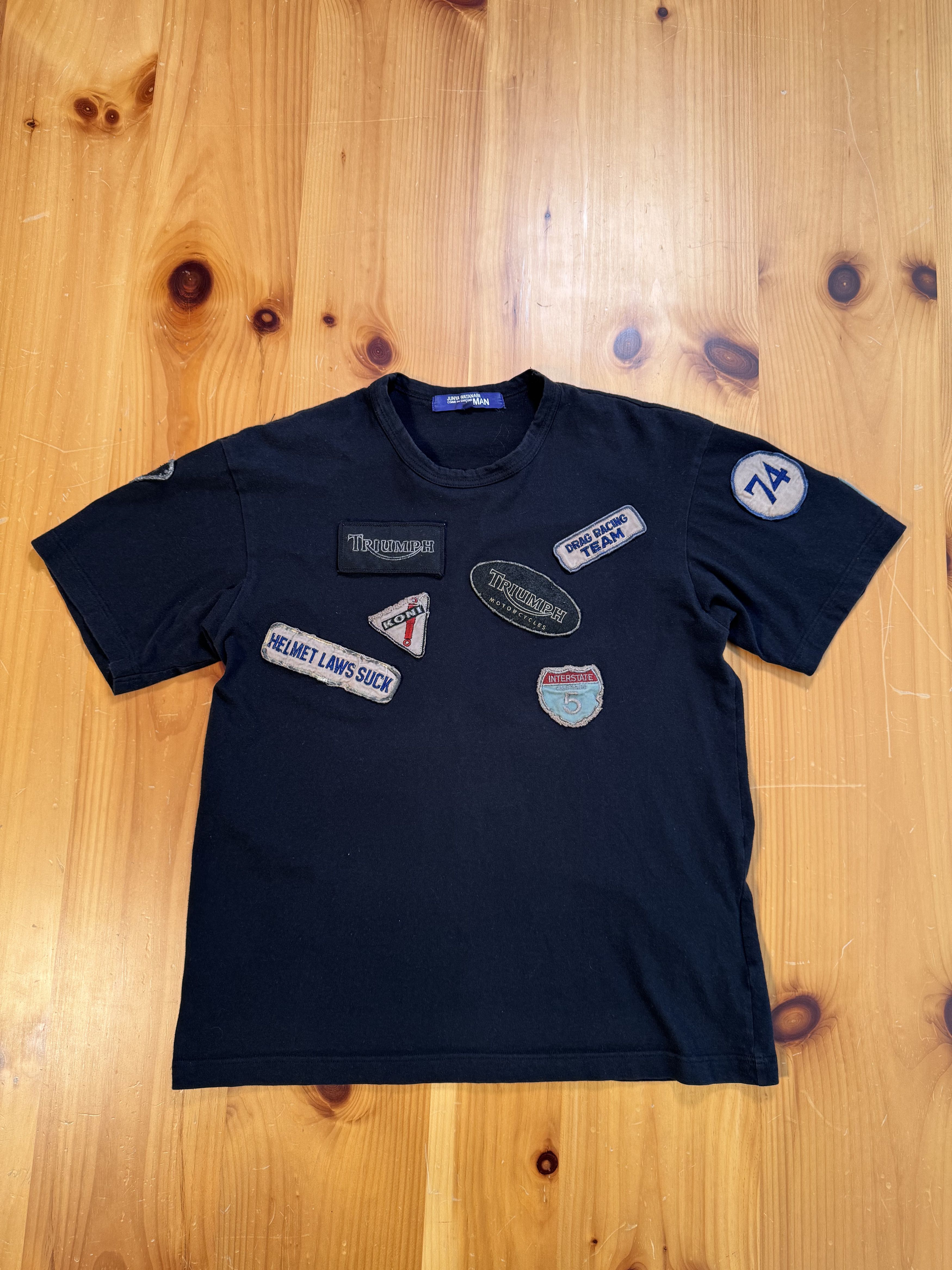 Junya Watanabe 2002 Motorcycle Patch shirt Size US M / EU 48-50 / 2 - 1 Thumbnail