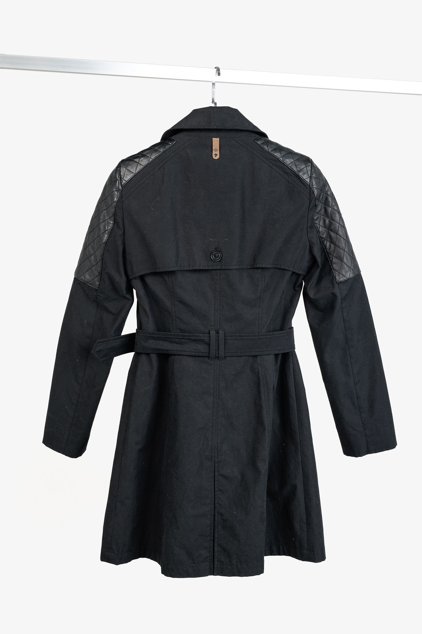 Mackage Mackage Lilith Cotton Quilted-Leather-Trim Trench Coat Size S / US 4 / IT 40 - 6 Thumbnail