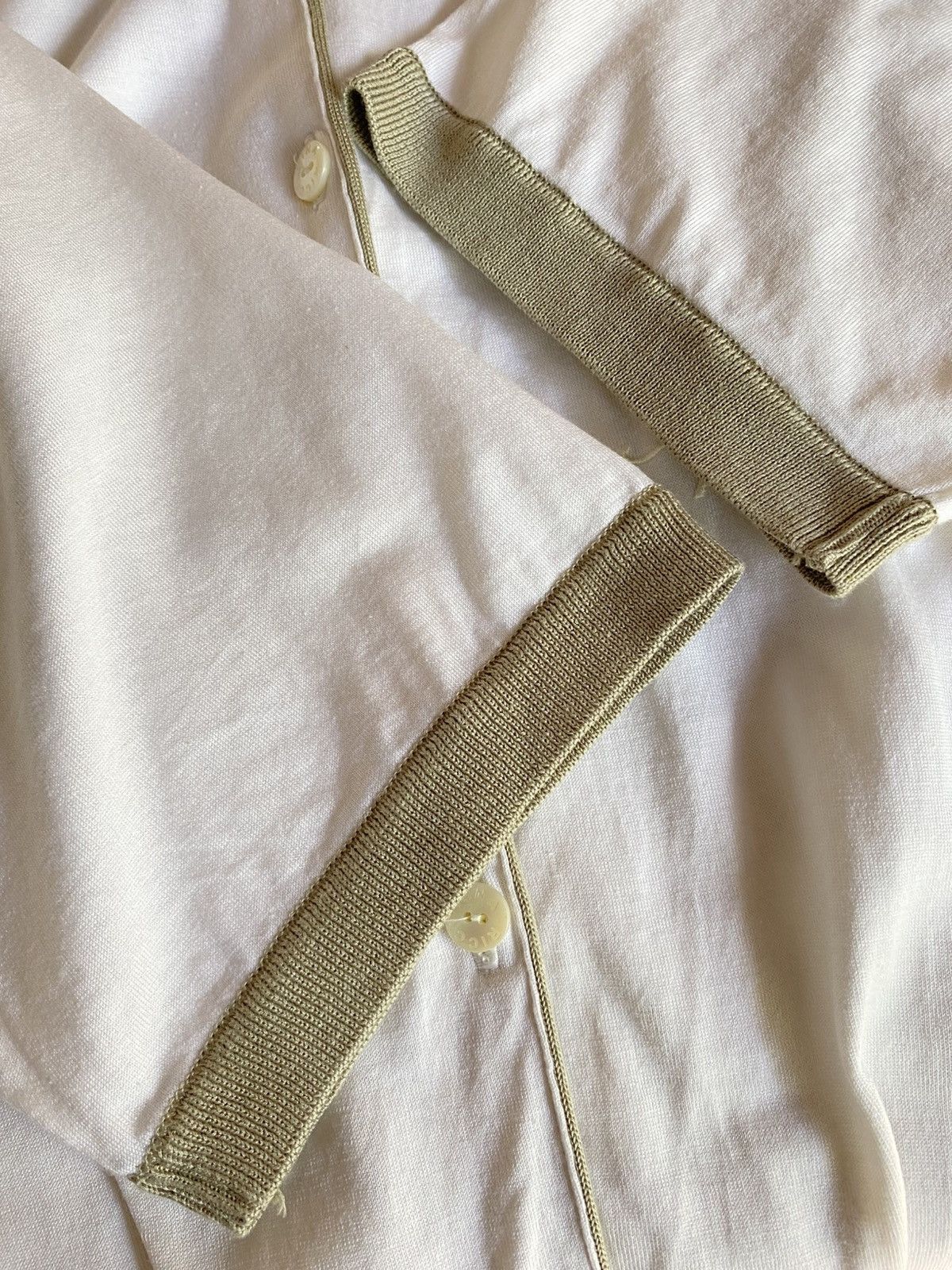Nina Ricci NINA RICCI Sports PARIS Vintage White Knit Top Size L / US 10 / IT 46 - 11 Thumbnail