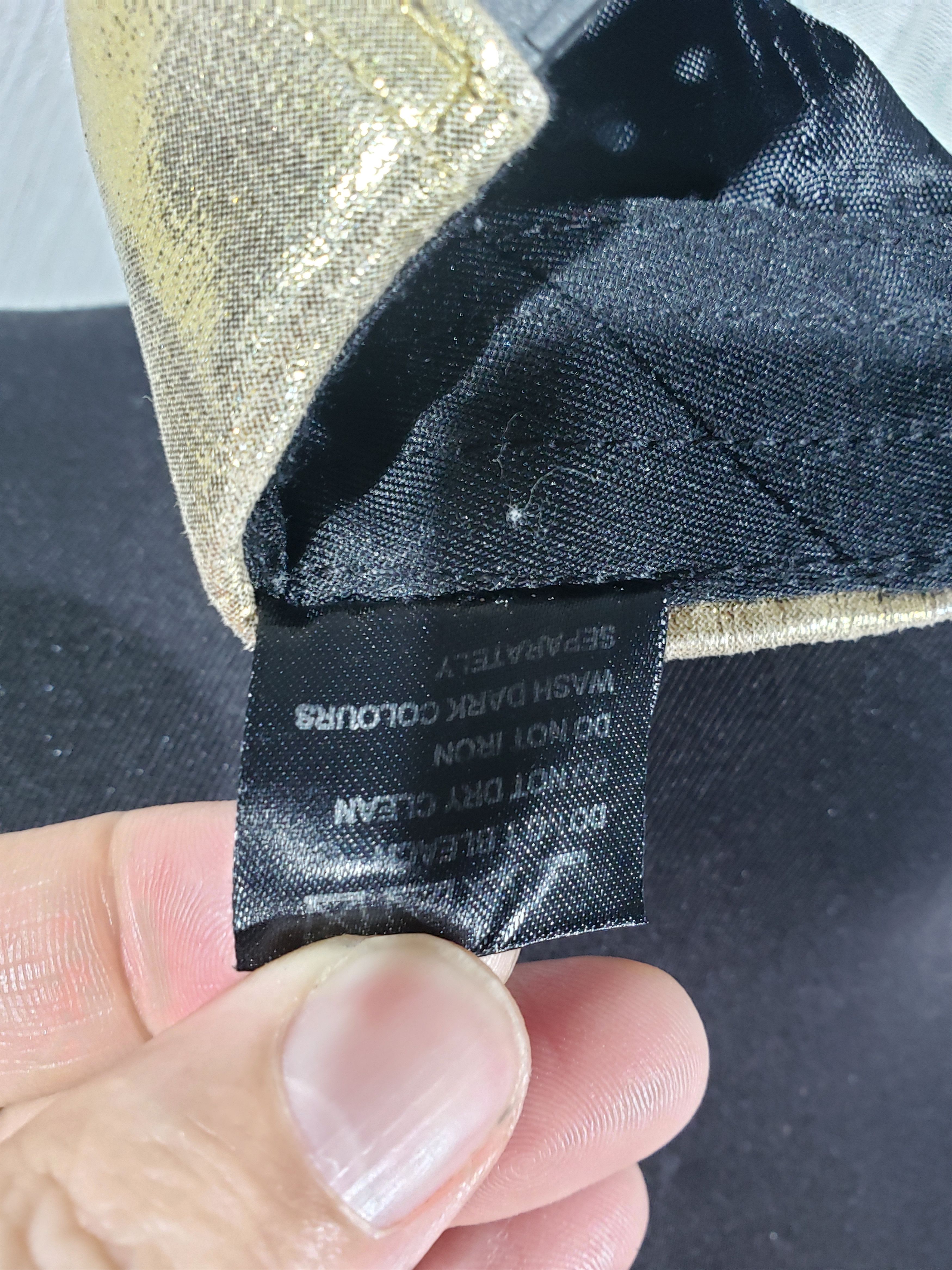 Designer Gold baseball cap. Size ONE SIZE - 8 Thumbnail