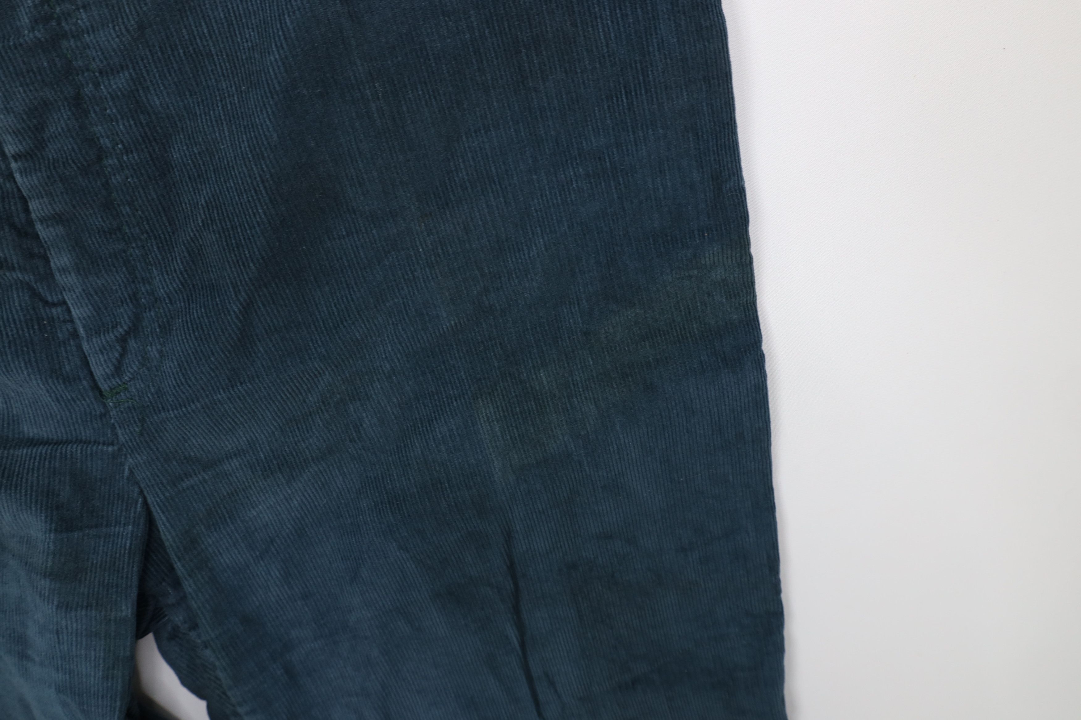 Levi's Vintage 60s 70s Levis Wide Leg Corduroy Pants Green USA Size US 32 / EU 48 - 7 Thumbnail