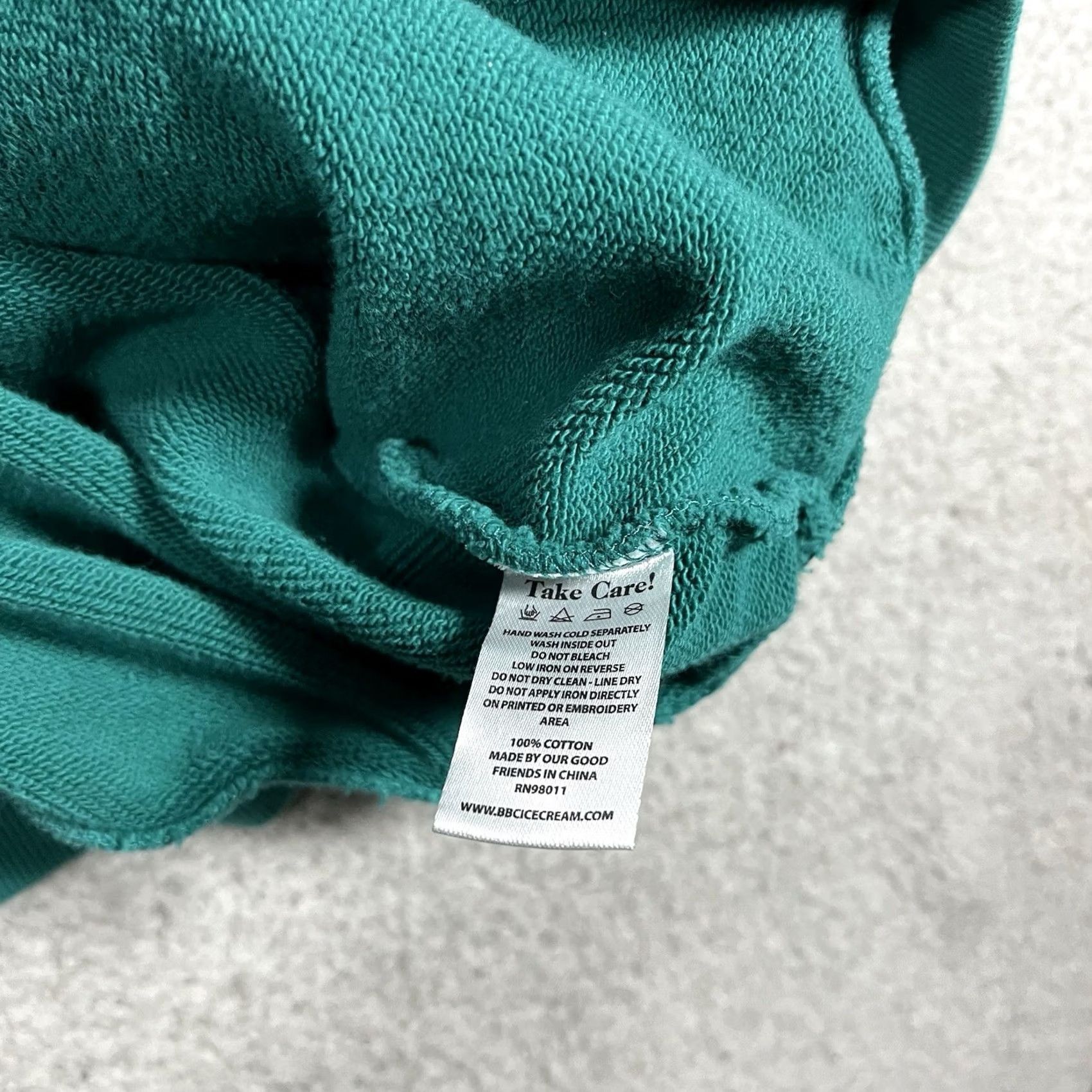 Billionaire Boys Club BBC Icecream Hoodie Mens S Embossed Logo Running Dog City Blue Cotton Fleece Pullover Size US S / EU 44-46 / 1 - 5 Thumbnail