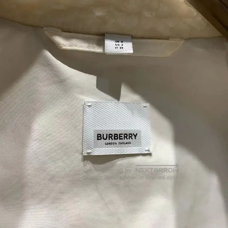 Burberry Burberry White Fleece Men's Outerwear. Size US M / EU 48-50 / 2 - 5 Thumbnail