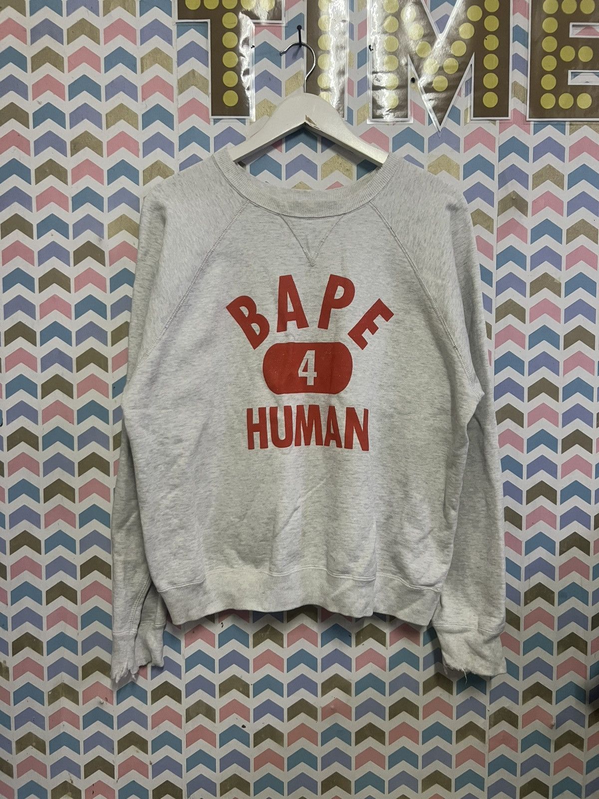 Bape 90s Bape Human Vintage Swetshirt Size US M / EU 48-50 / 2 - 1 Thumbnail