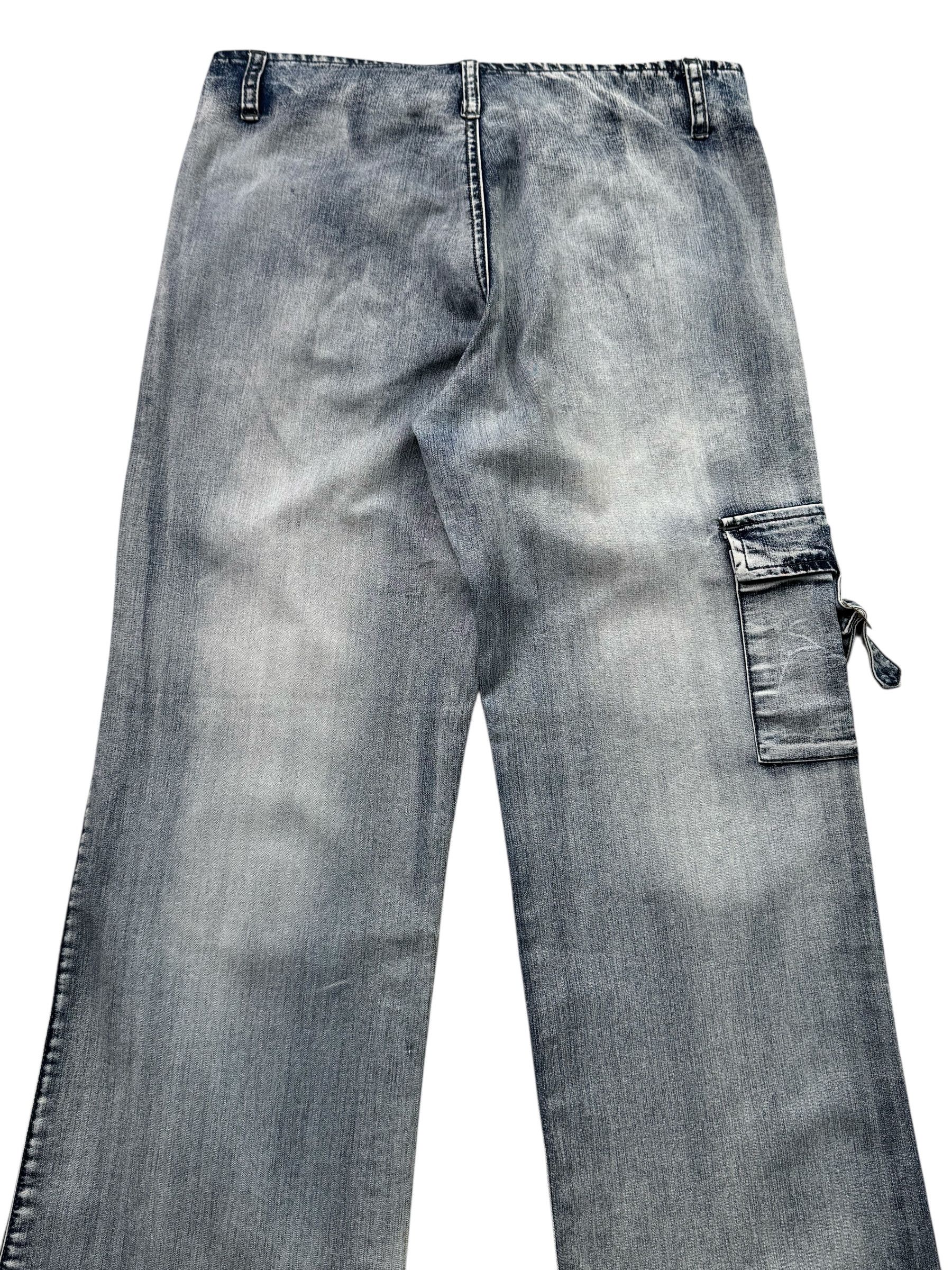 Japanese Brand Vintage Cargo Jeans With Straps W439(V9) Size 27" / US 4 / IT 40 - 5 Thumbnail