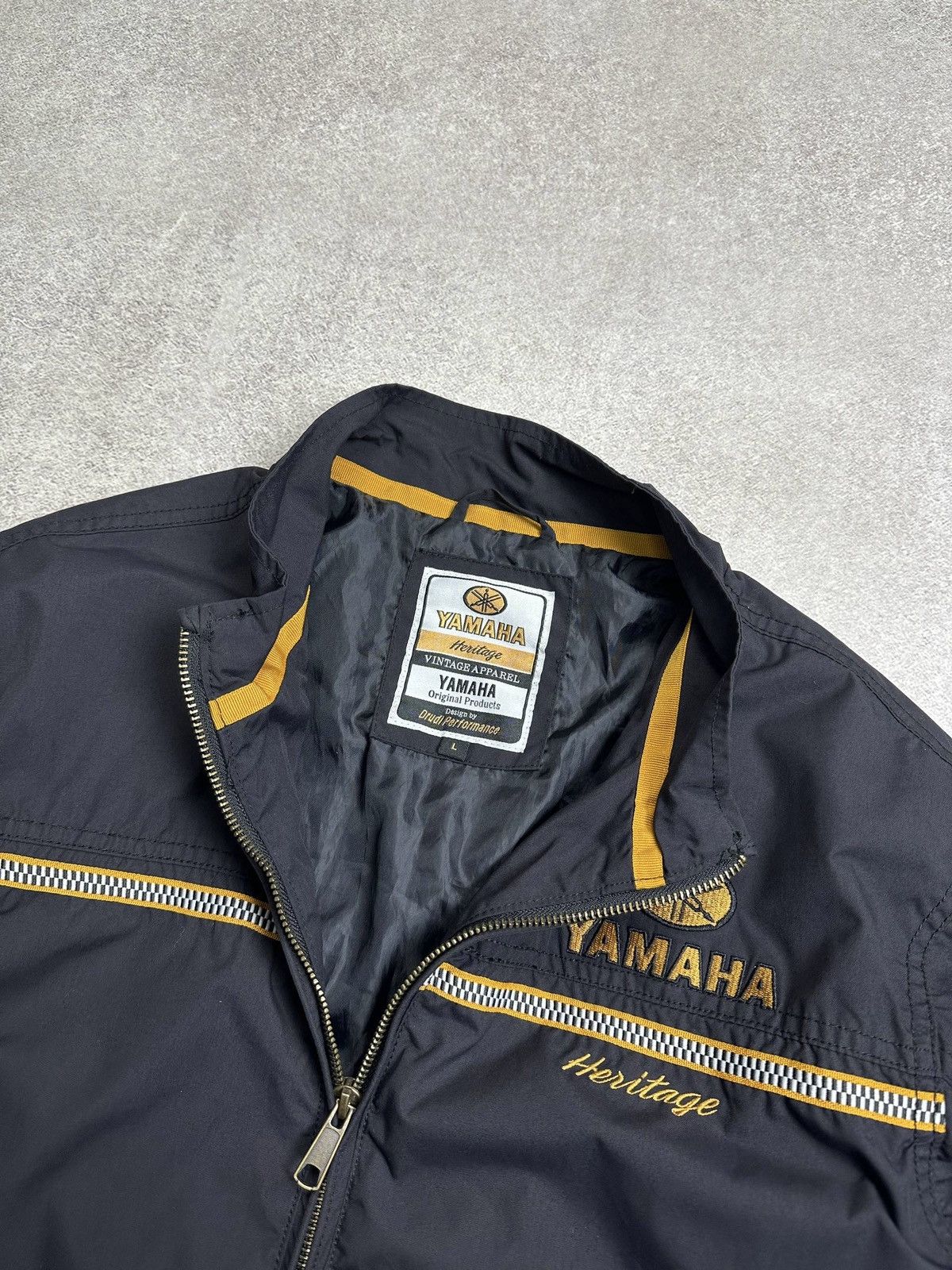 Yamaha Vintage Yamaha Racing Japanese Black Jacket Moto L Size US L / EU 52-54 / 3 - 4 Thumbnail