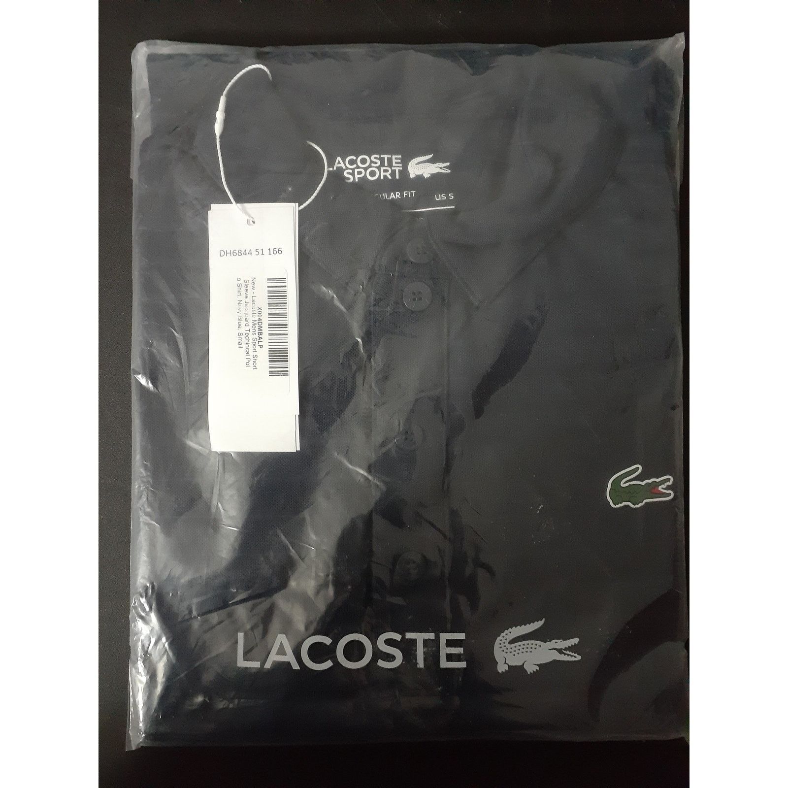 Lacoste Lacoste Men's Sport Jacquard Techincal Polo Shirt Navy S Size US S / EU 44-46 / 1 - 3 Thumbnail