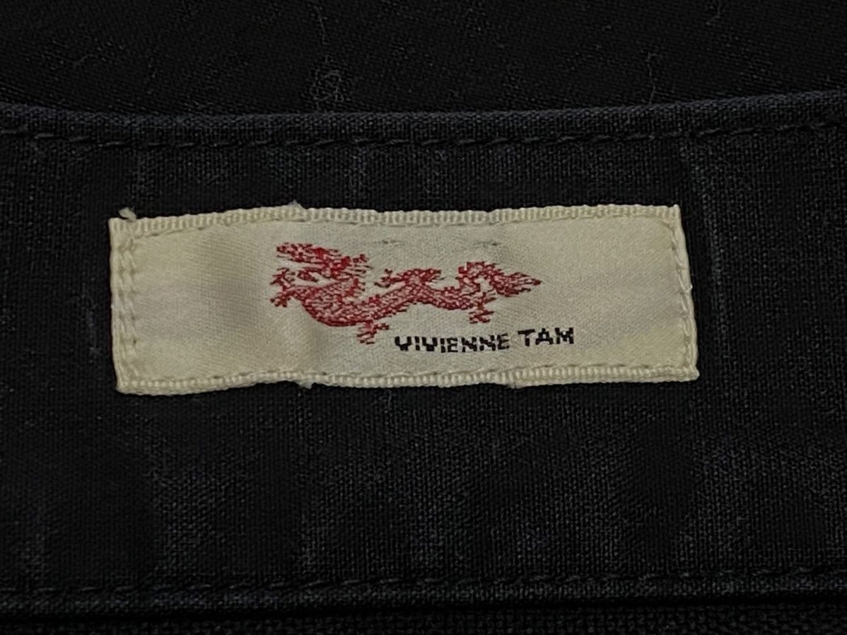Japanese Brand × Vivienne Tam 💃Vivienne Tam Wide-Leg Dragon Printed Pants Size 28" / US 6 / IT 42 - 8 Thumbnail