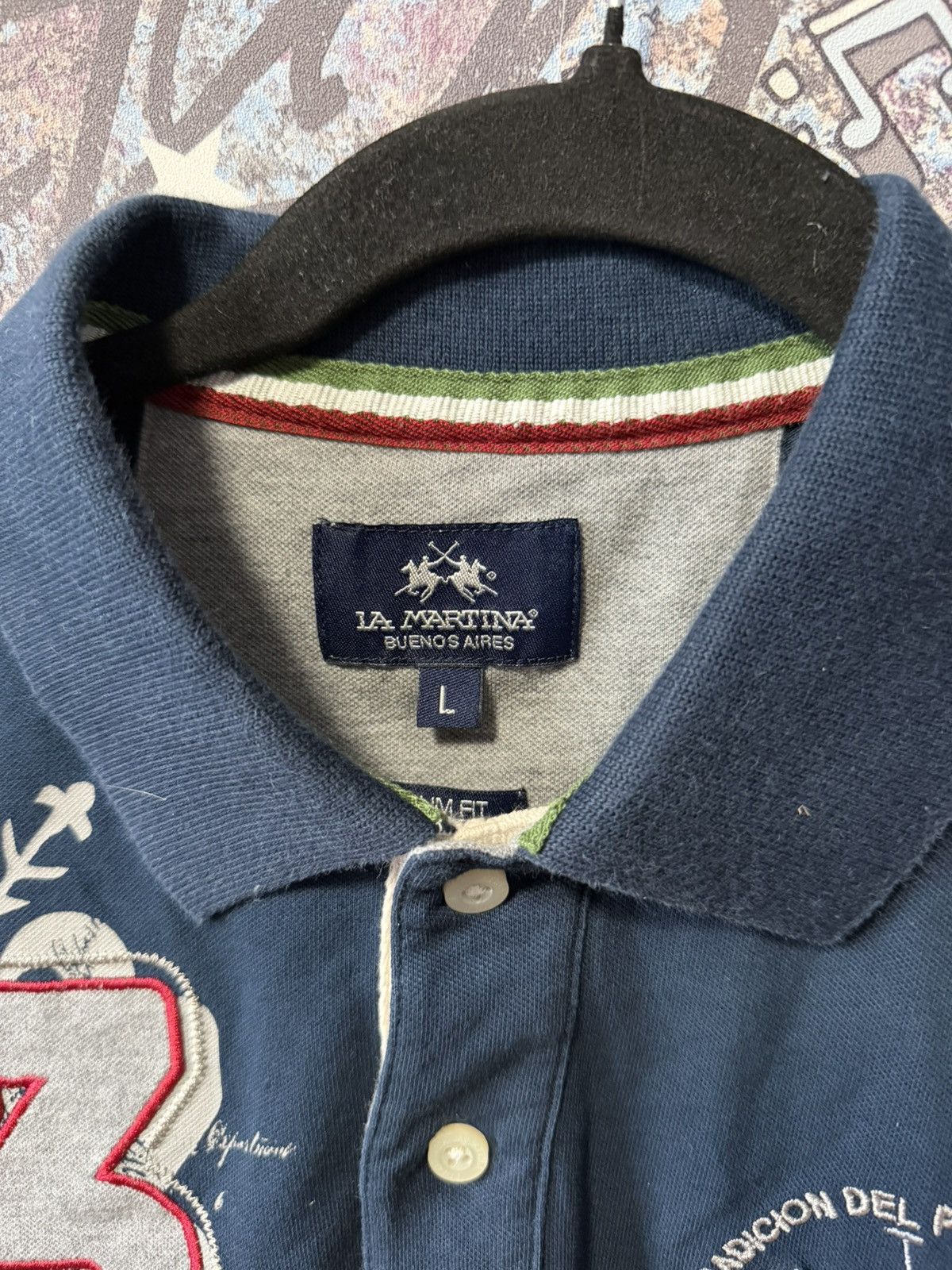 La Martina Vintage Polo La Martina Buenos Aires Size US L / EU 52-54 / 3 - 3 Thumbnail