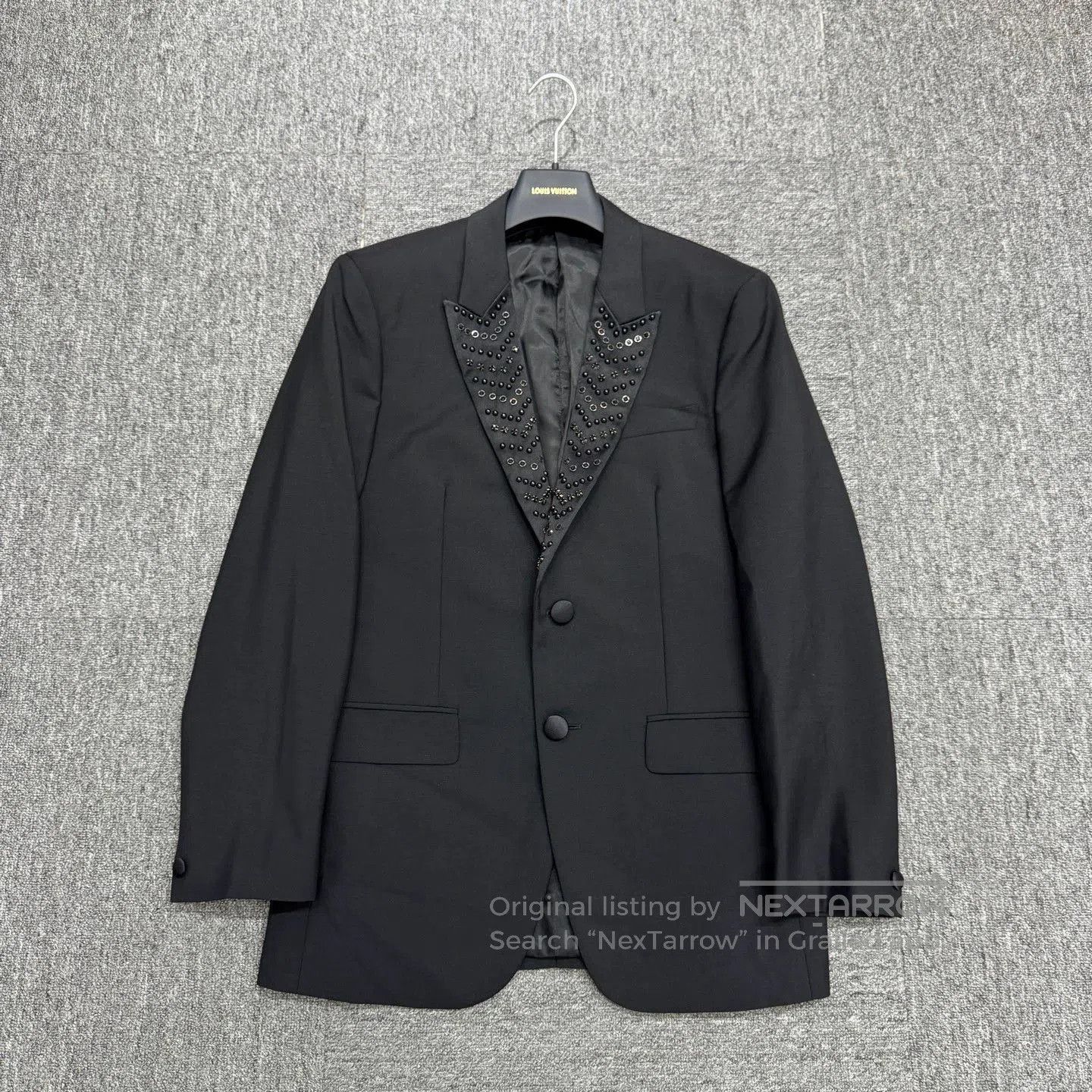 Givenchy Black Studded Collar Single-Breasted Blazer. Size US M / EU 48-50 / 2 - 1 Thumbnail