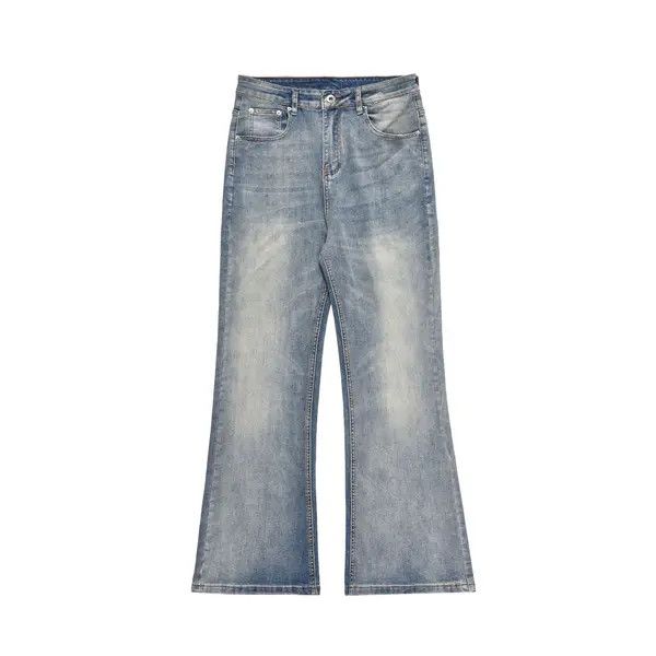 VIBE Street retro washed distressed loose straight flared jeans Size US 32 / EU 48 - 1 Thumbnail