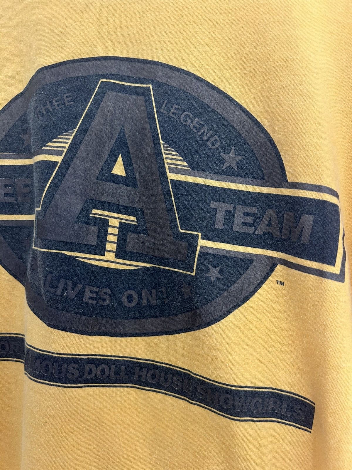 Vintage ‘88-89 Vintage The Doll House “A” Team World Tour Strip Tee Size US L / EU 52-54 / 3 - 6 Thumbnail