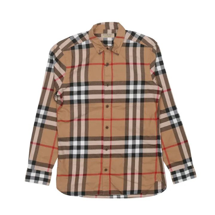 Burberry Burberry Plaid Casual Long Sleeve Shirt 0079 Size XS / US 0-2 / IT 36-38 - 1 Thumbnail