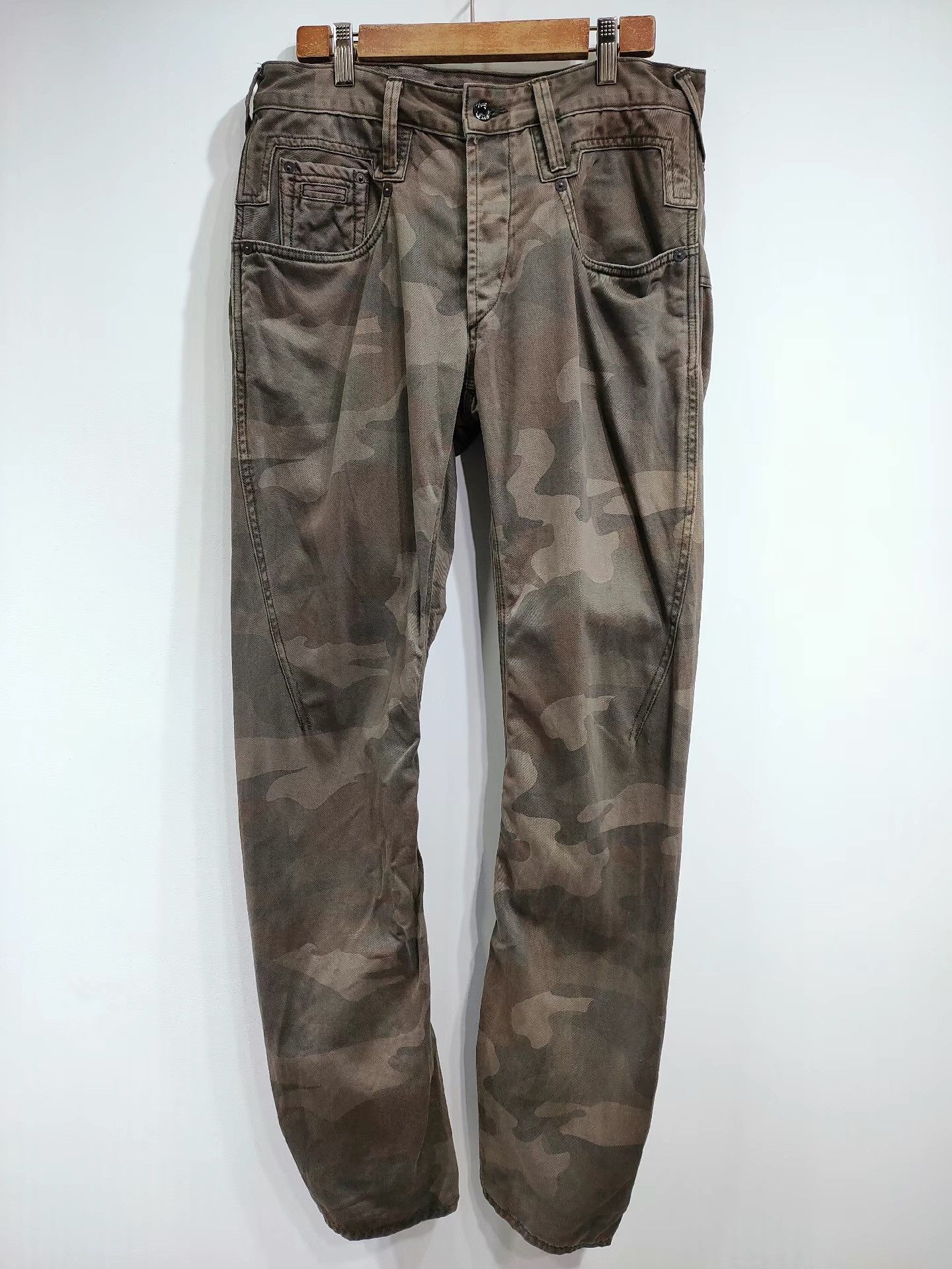 DENHAM Denham Dutch Scissors Men's Camouflage Casual Pants K29 Size US 30 / EU 46 - 1 Thumbnail