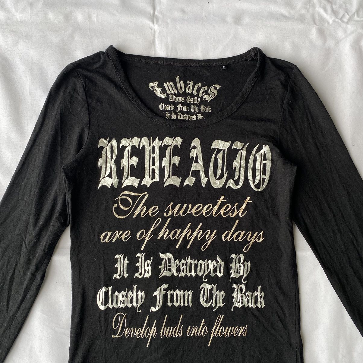 Beauty Beast × Japanese Brand × Le Grande Bleu (L.G.B.) Japanese Poem Embaces Blood Modish Long Sleeve Size US M / EU 48-50 / 2 - 3 Thumbnail