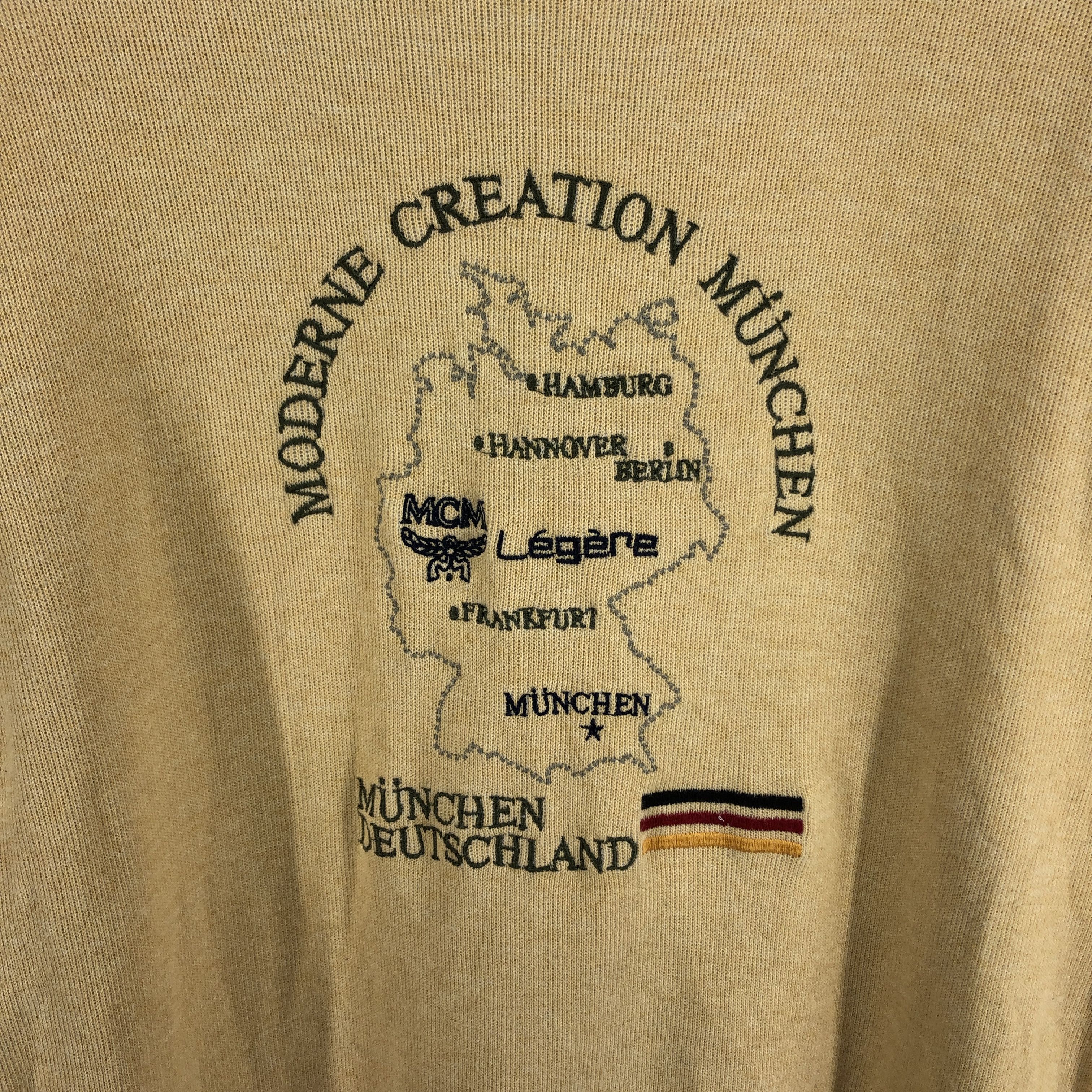 MCM MCM LEGERE Munchen Map Sweatshirt #0320/M Size US S / EU 44-46 / 1 - 3 Thumbnail