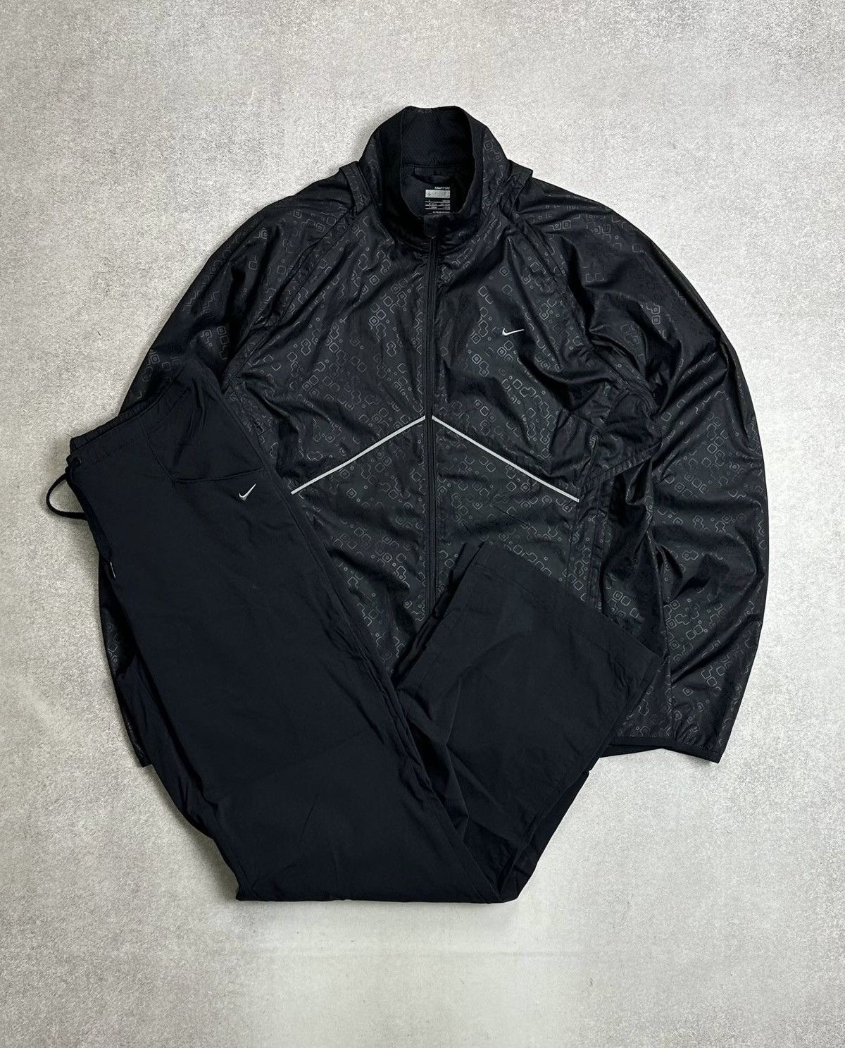 Nike Vintage Nike Nylon Transformer Tracksuit Y2K S Size US S / EU 44-46 / 1 - 1 Thumbnail