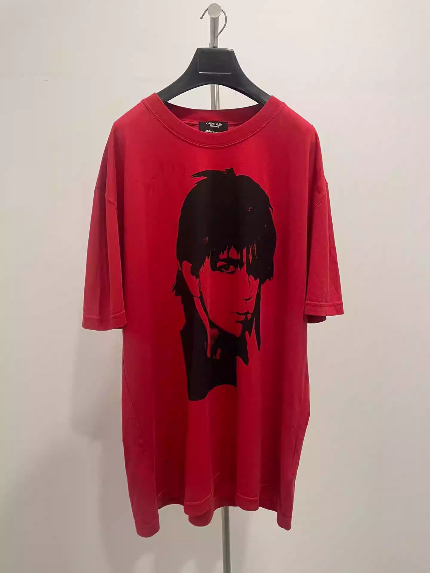 Raf Simons Raf simons red portrait short sleeve tee-2505 Size US M / EU 48-50 / 2 - 1 Thumbnail