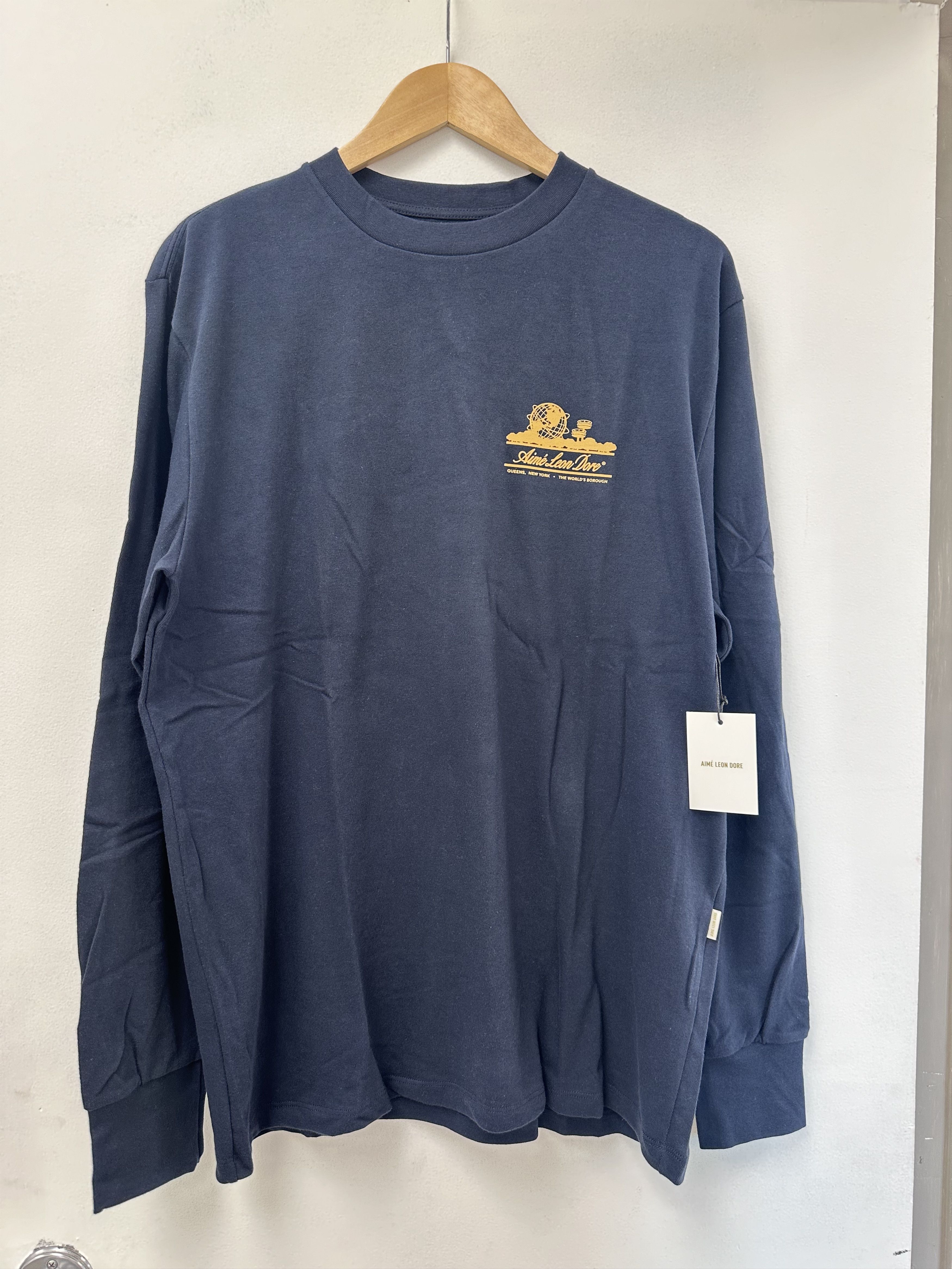 Aime Leon Dore Aime Leon Dore Unisphere Long sleeve T-shirt - Navy 