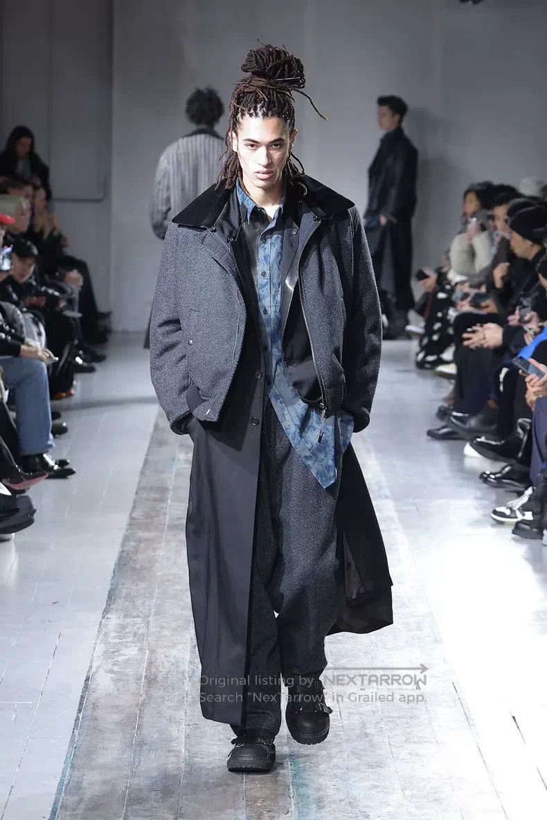 Yohji Yamamoto Yohji Yamamoto 24aw horseskin paneled long coat Size US M / EU 48-50 / 2 - 2 Thumbnail