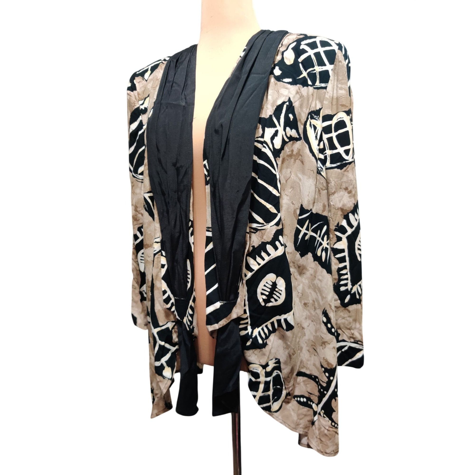 Vintage Vintage Scarlett USA XL ILGWU Abstract Tribal Print Draped J Size XL / US 12-14 / IT 48-50 - 6 Thumbnail