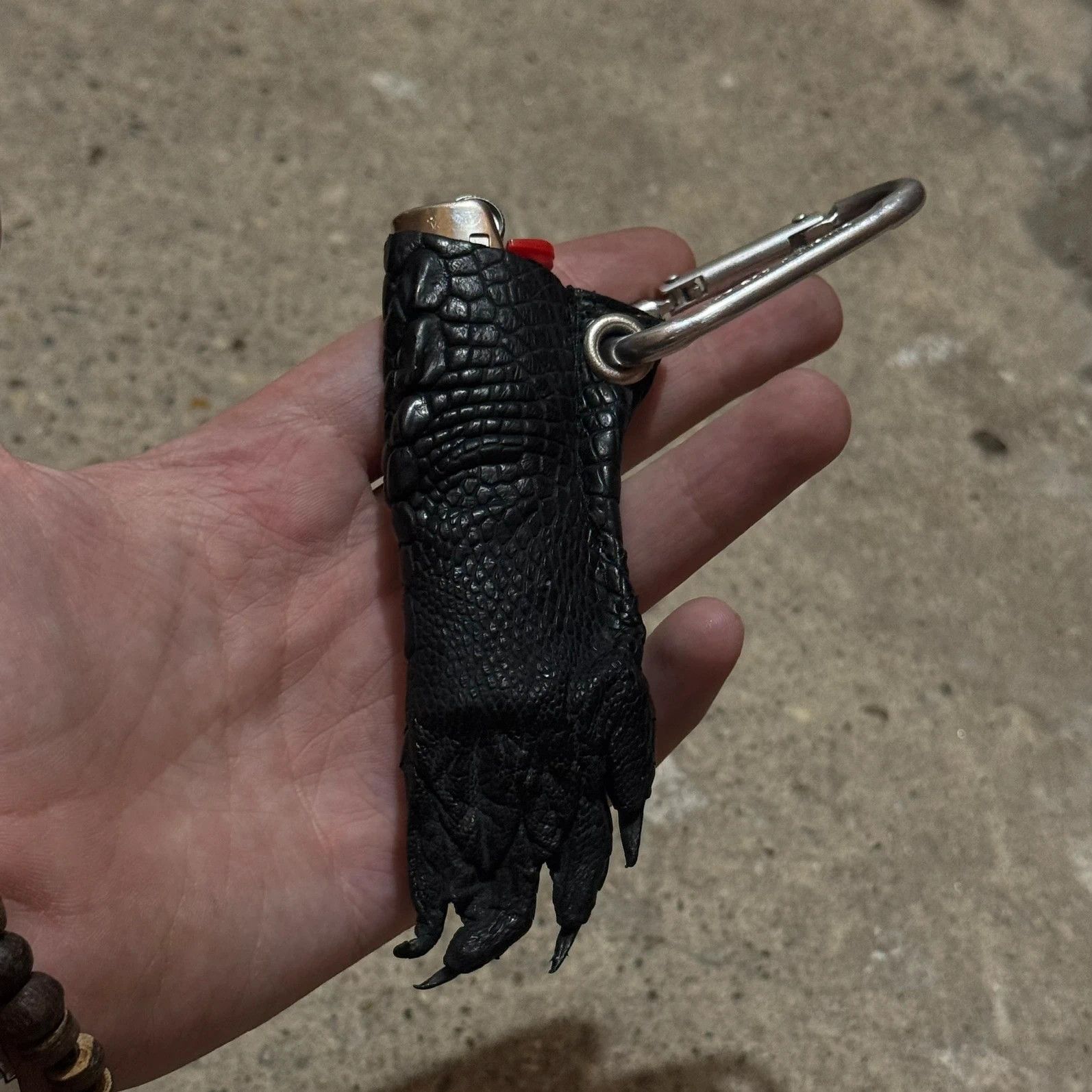 Other Real Crocodile paw leather lighter-case Size ONE SIZE - 2 Thumbnail