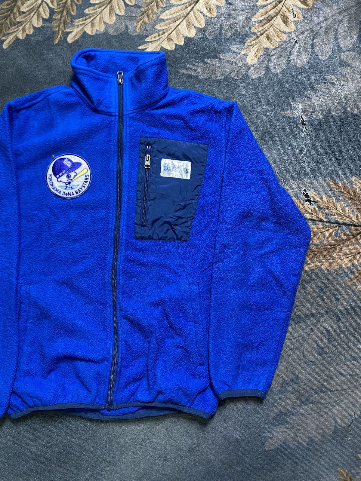 Other VINTAGE YOKOHAMA DeNA BAYSTARS FLEECE JACKET Size US M / EU 48-50 / 2 - 3 Thumbnail